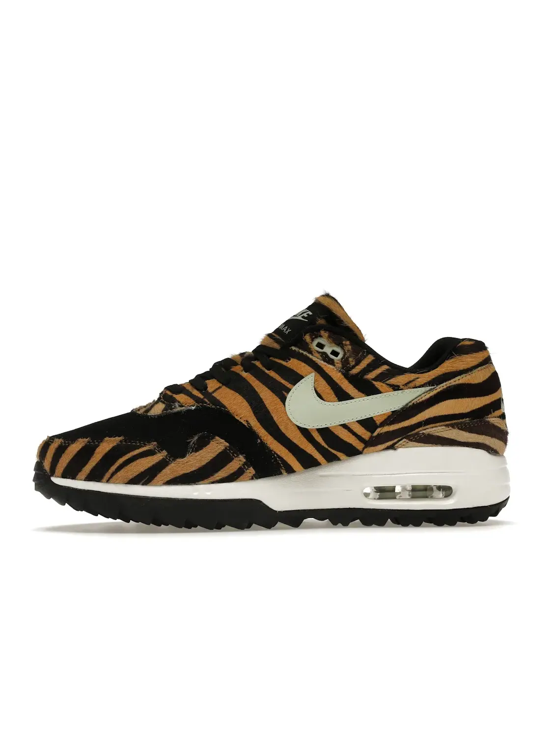 Мужские гольф-кроссовки с тигровым принтом Nike Air Max 1 Golf — изображение 3 из 4, черный//зеленый