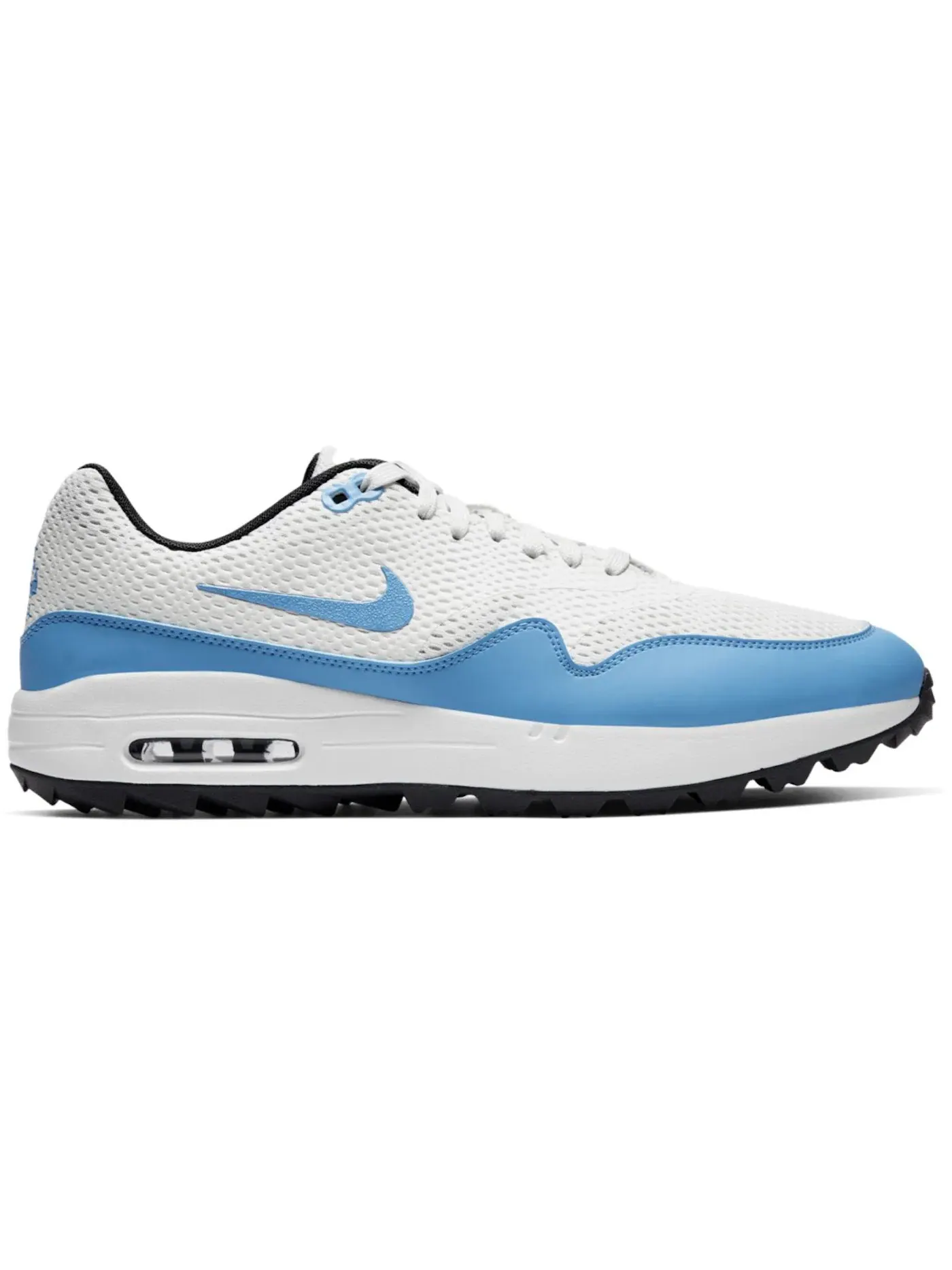 Мужские гольф-туфли с шипами Nike Air Max 1 Golf — изображение 1 из 1, белый//платиновый/синий