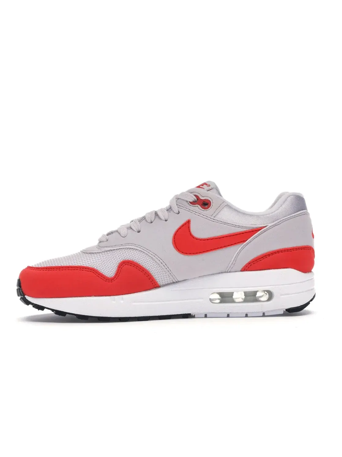Женские кроссовки Nike Air Max 1 — изображение 3 из 4, серый/красный