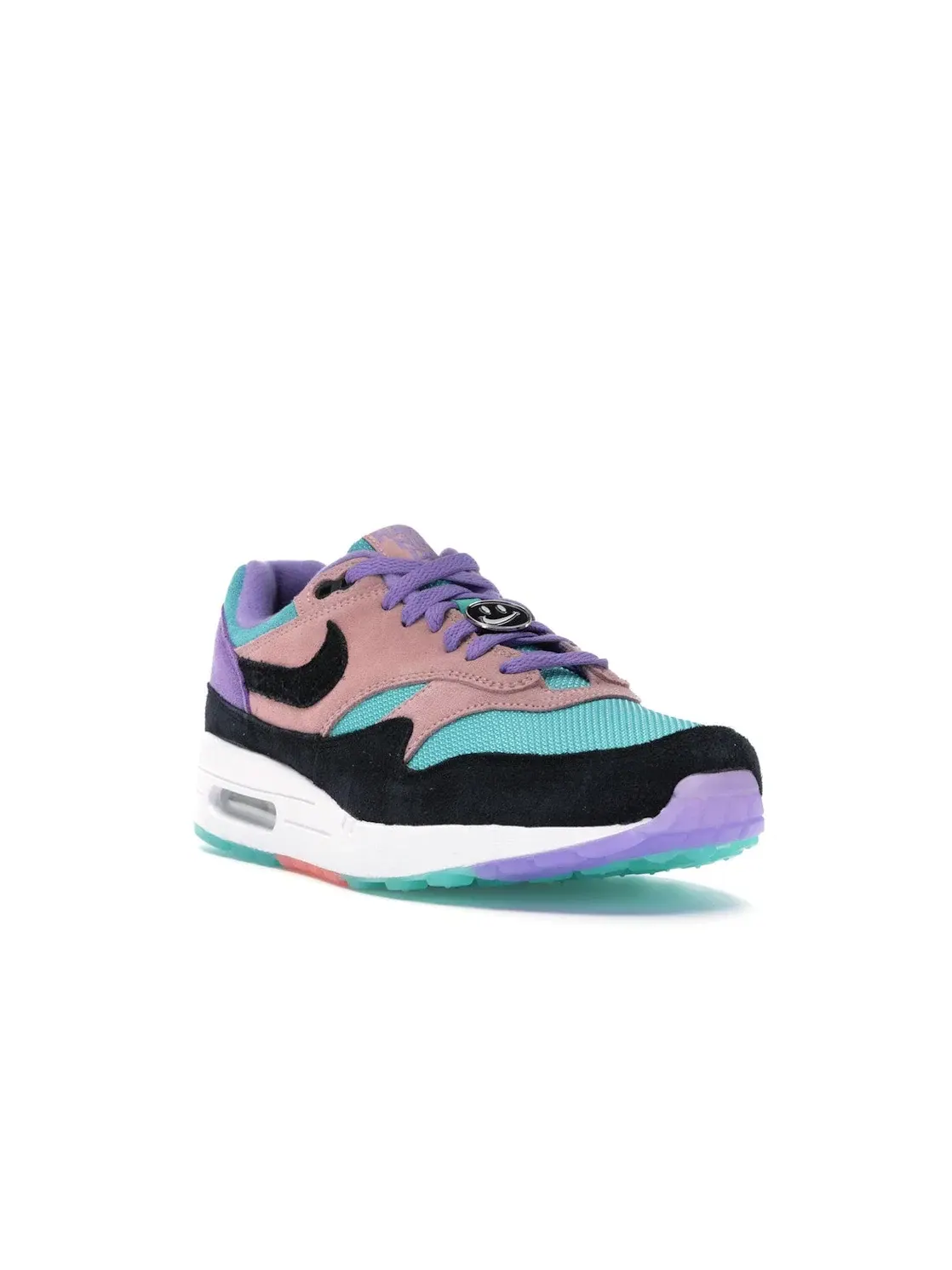 Мужские кроссовки с многоцветным верхом Nike Air Max 1 — изображение 2 из 4, фиолетовый/черный