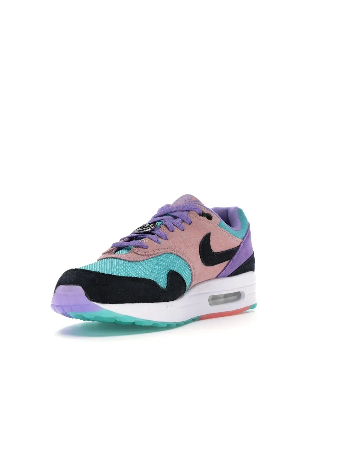 Мужские кроссовки с многоцветным верхом Nike Air Max 1 — изображение 3 из 4, фиолетовый/черный