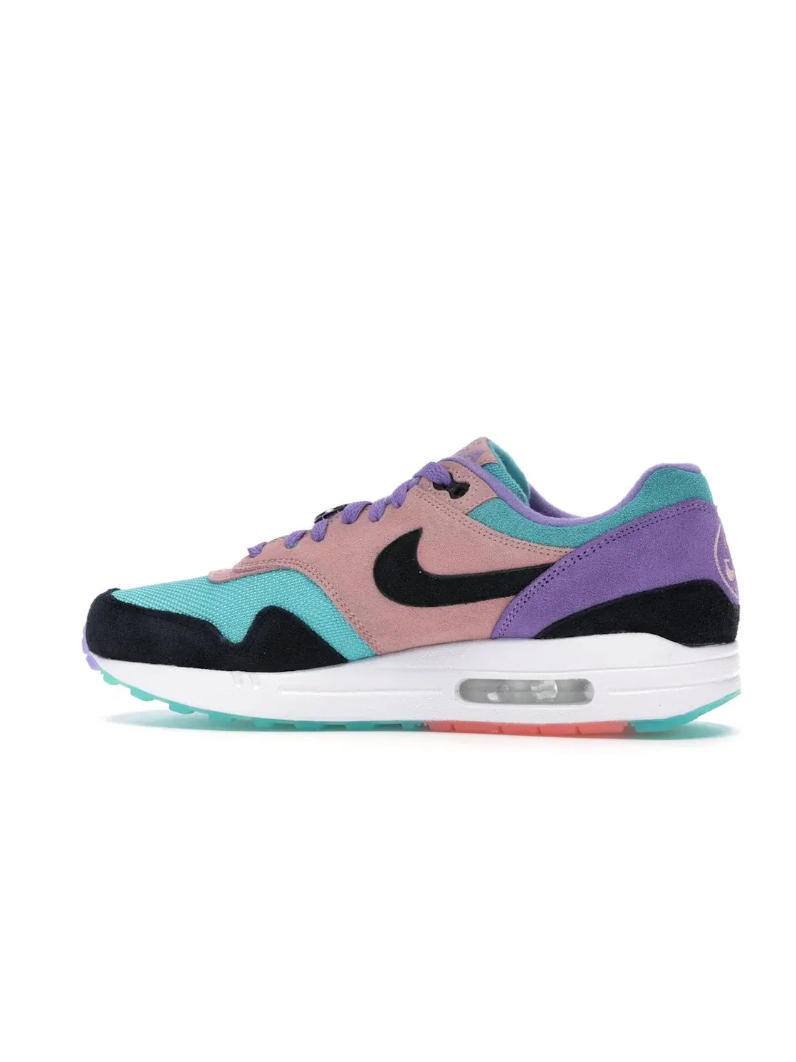 Мужские кроссовки с многоцветным верхом Nike Air Max 1 — изображение 4 из 4, фиолетовый/черный
