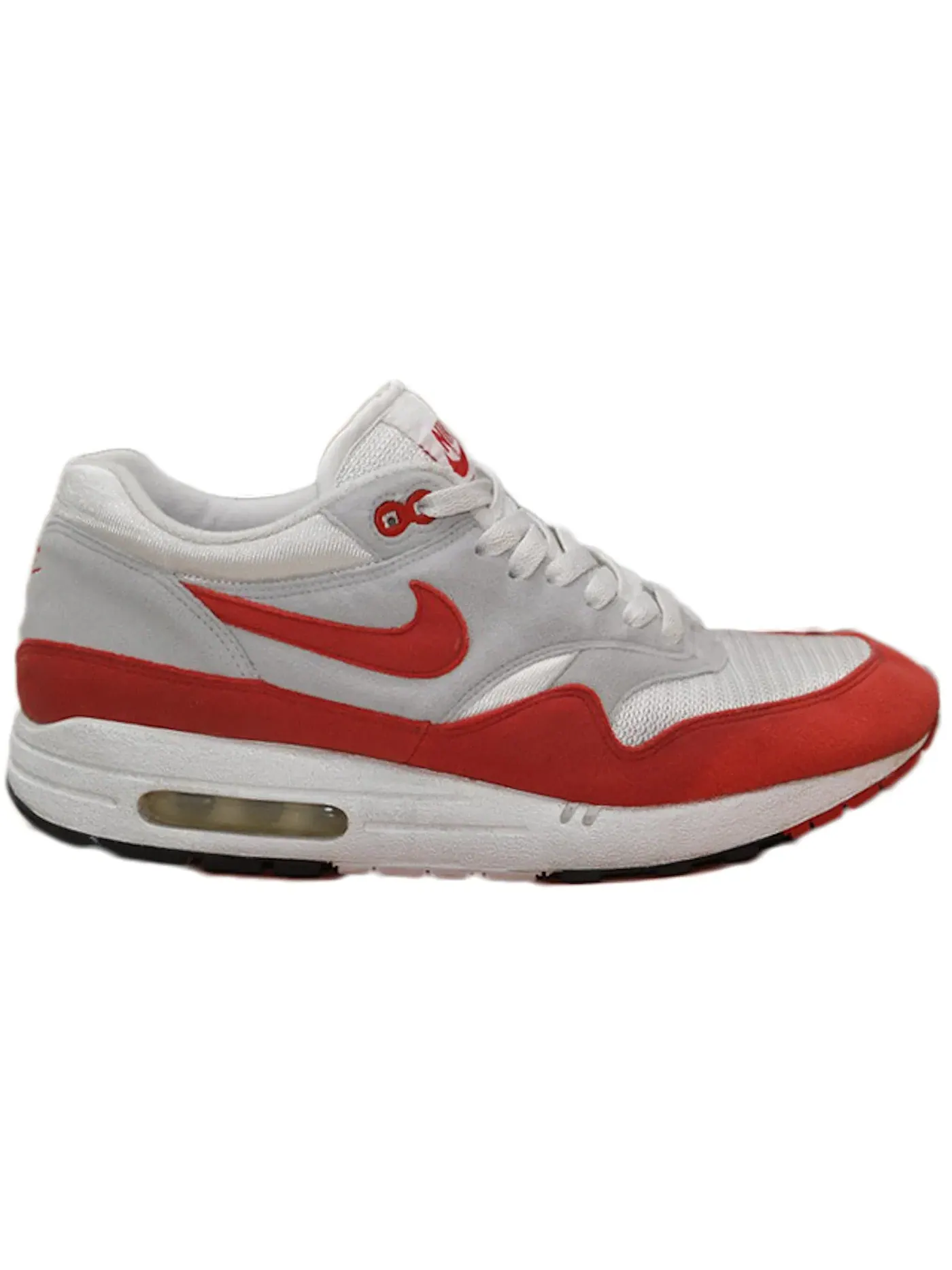 Мужские кроссовки Lifestyle Nike Air Max 1 — изображение 1 из 1, белый/красный-серый