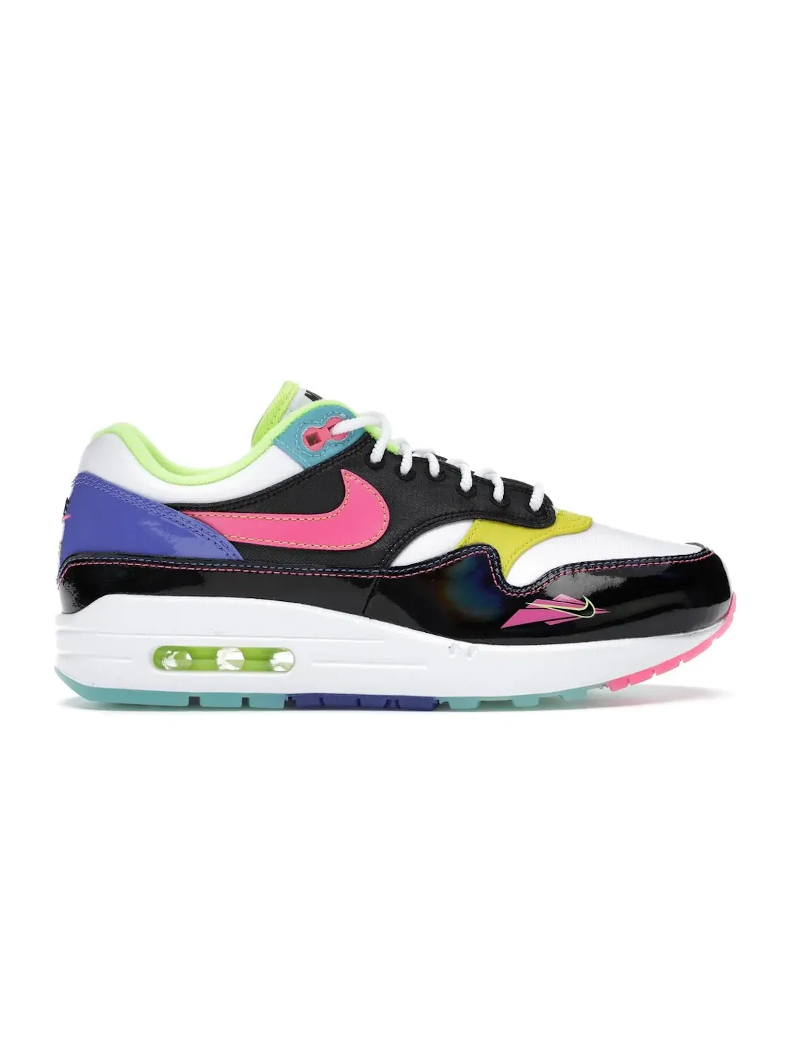 Мужские кроссовки Lifestyle Nike Air Max 1 — изображение 1 из 4, черный/черный-розовый