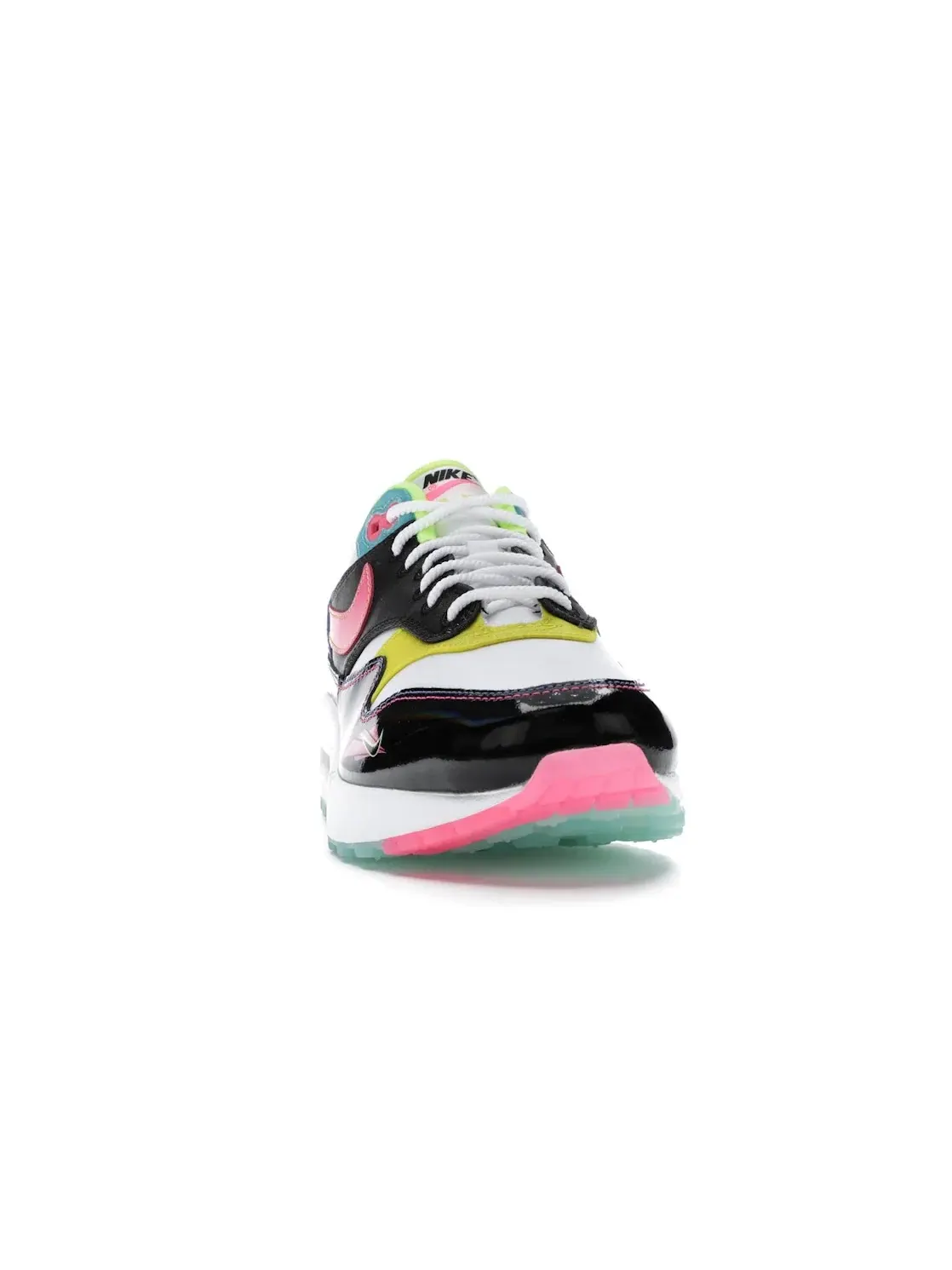 Мужские кроссовки Lifestyle Nike Air Max 1 — изображение 2 из 4, черный/черный-розовый