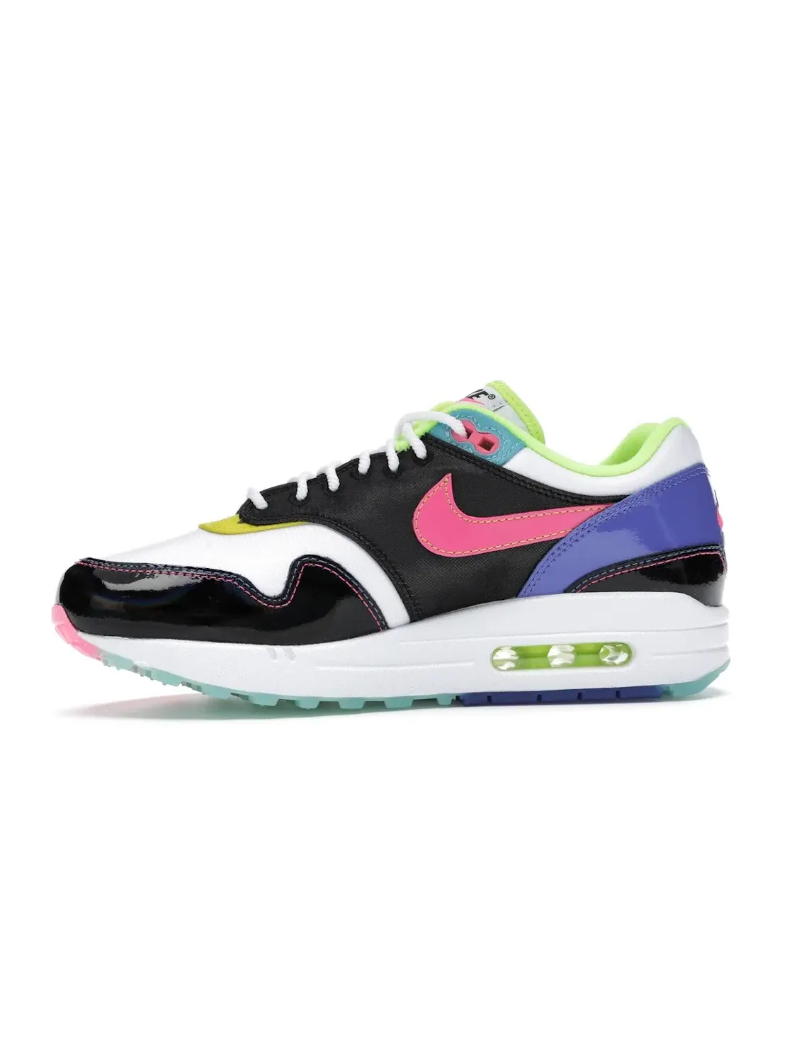 Мужские кроссовки Lifestyle Nike Air Max 1 — изображение 3 из 4, черный/черный-розовый