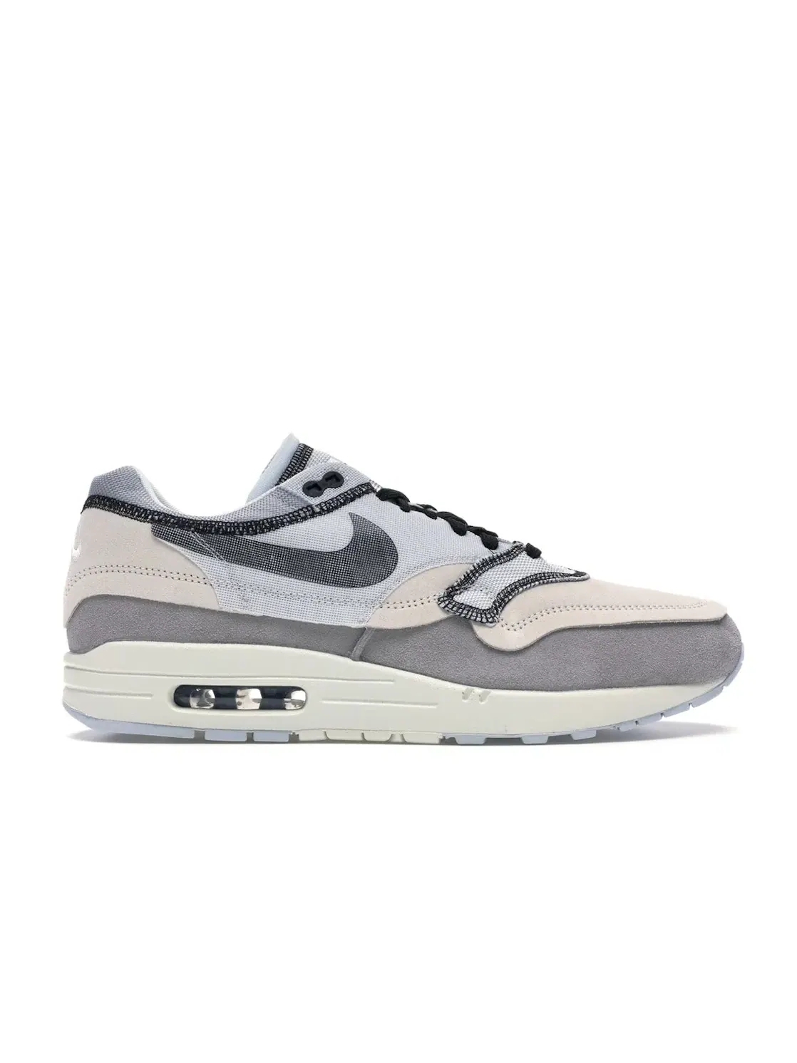 Мужские кроссовки Lifestyle Nike Nike Air Max 1 — изображение 1 из 4, черный-платиновый-серый