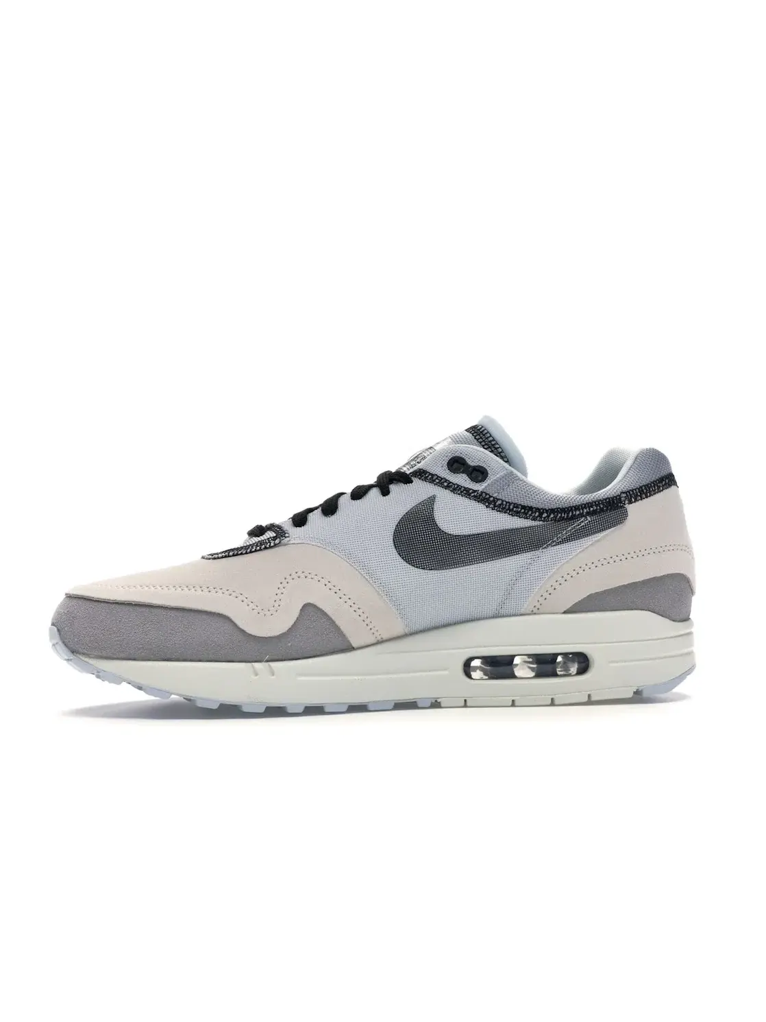 Мужские кроссовки Lifestyle Nike Nike Air Max 1 — изображение 3 из 4, черный-платиновый-серый
