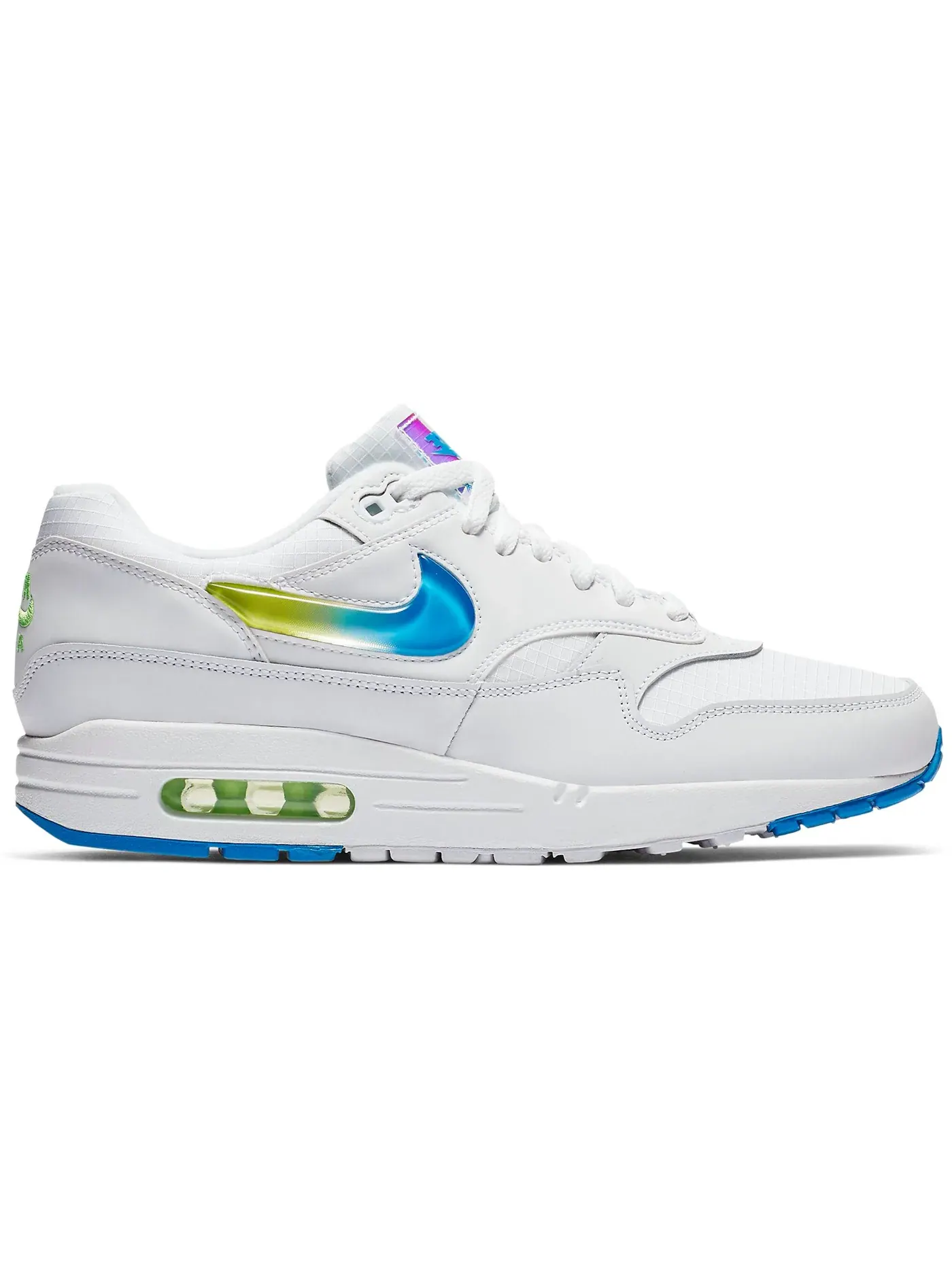 Мужские кроссовки Lifestyle Nike Air Max 1 — изображение 1 из 1, белый/синий