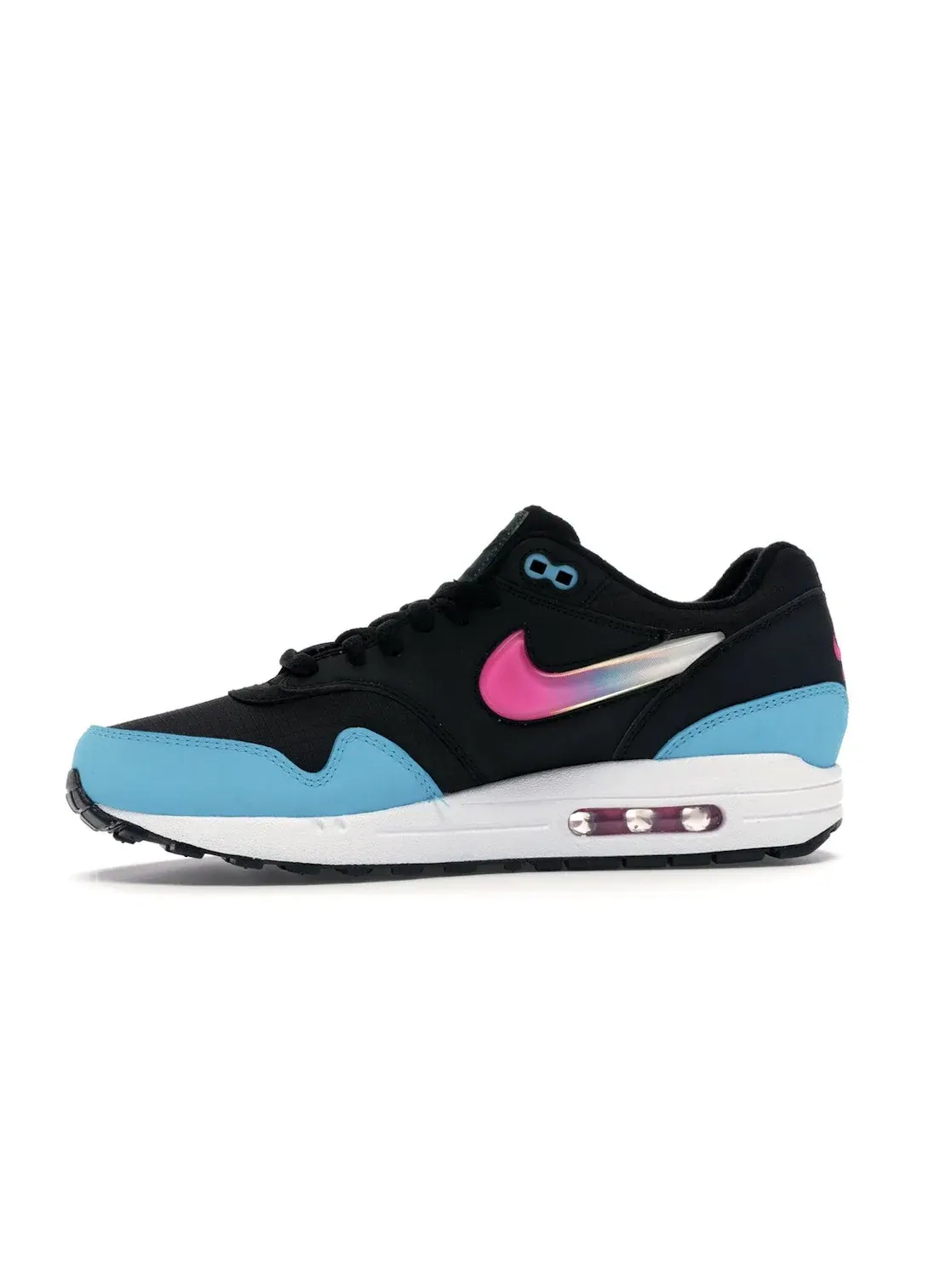 Мужские кроссовки Lifestyle с принтом Nike Air Max 1 Nike — изображение 3 из 4, черный/-синий
