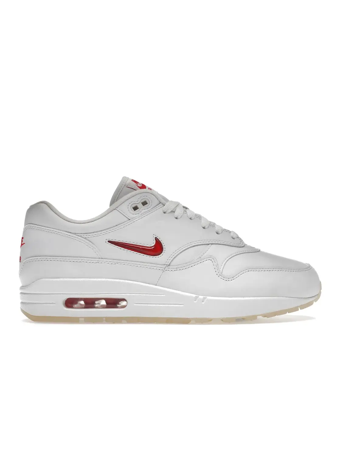 Мужские кроссовки Lifestyle Nike Air Max 1 — изображение 1 из 4, белый/красный-красный