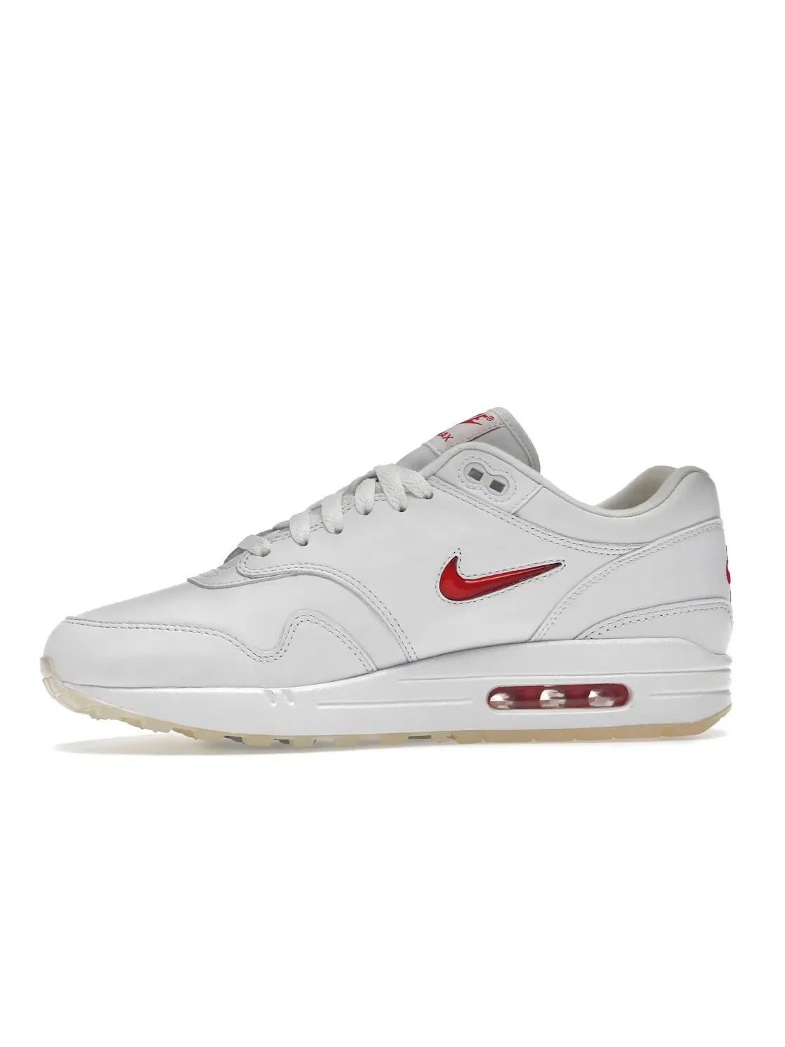 Мужские кроссовки Lifestyle Nike Air Max 1 — изображение 3 из 4, белый/красный-красный