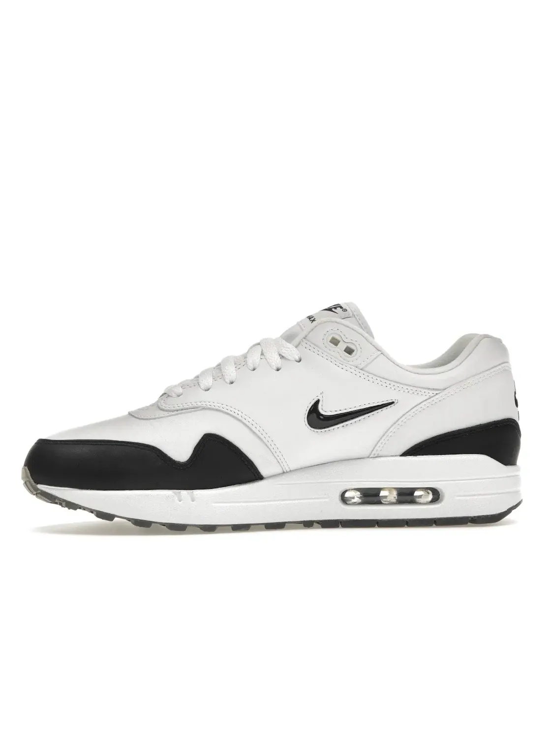 Мужские кроссовки Lifestyle с замшей Nike Air Max 1 — изображение 3 из 4, белый/черный