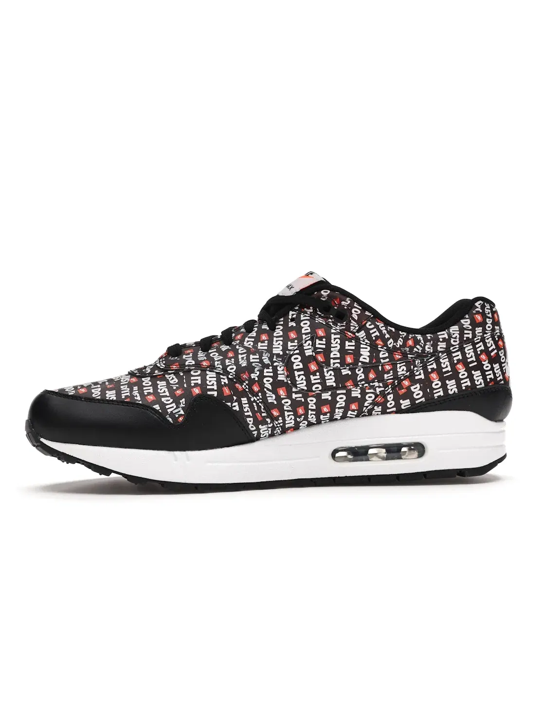 Мужские кроссовки Lifestyle Nike Air Max 1 — изображение 3 из 4, черный/оранжевый-белый