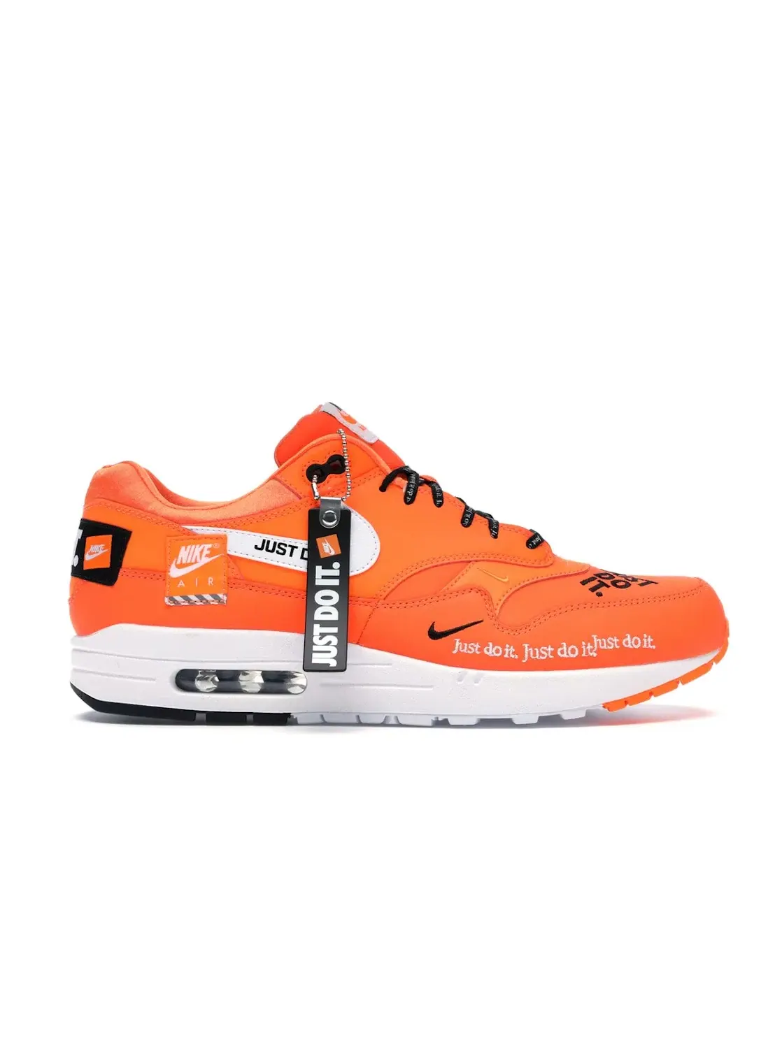 Мужские кроссовки с принтом Nike Air Max 1 Nike — изображение 1 из 4, оранжевый/белый-черный