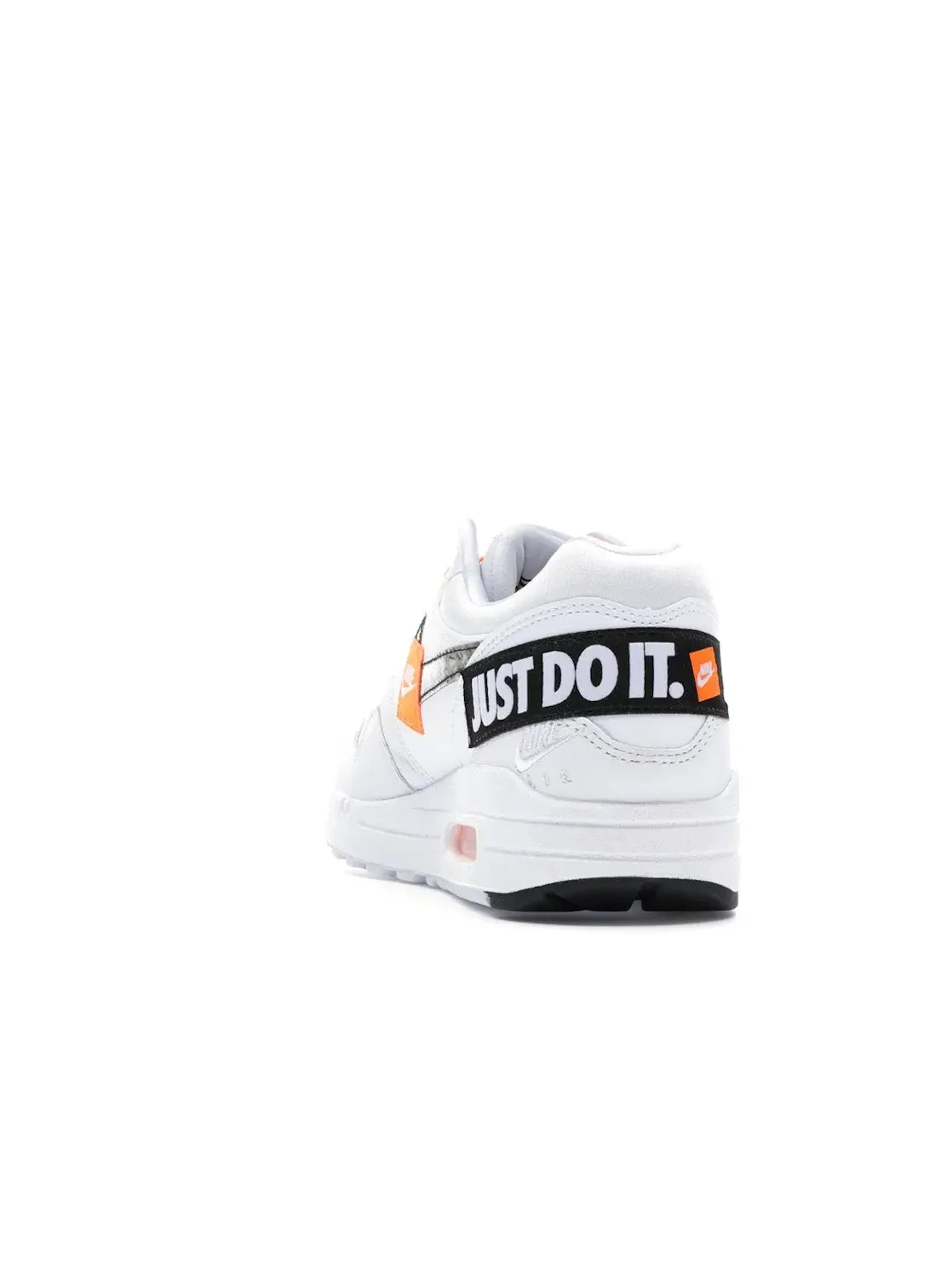 Женские кроссовки Lifestyle с принтом Nike Air Max 1 Nike — изображение 4 из 4, белый/черный-оранжевый