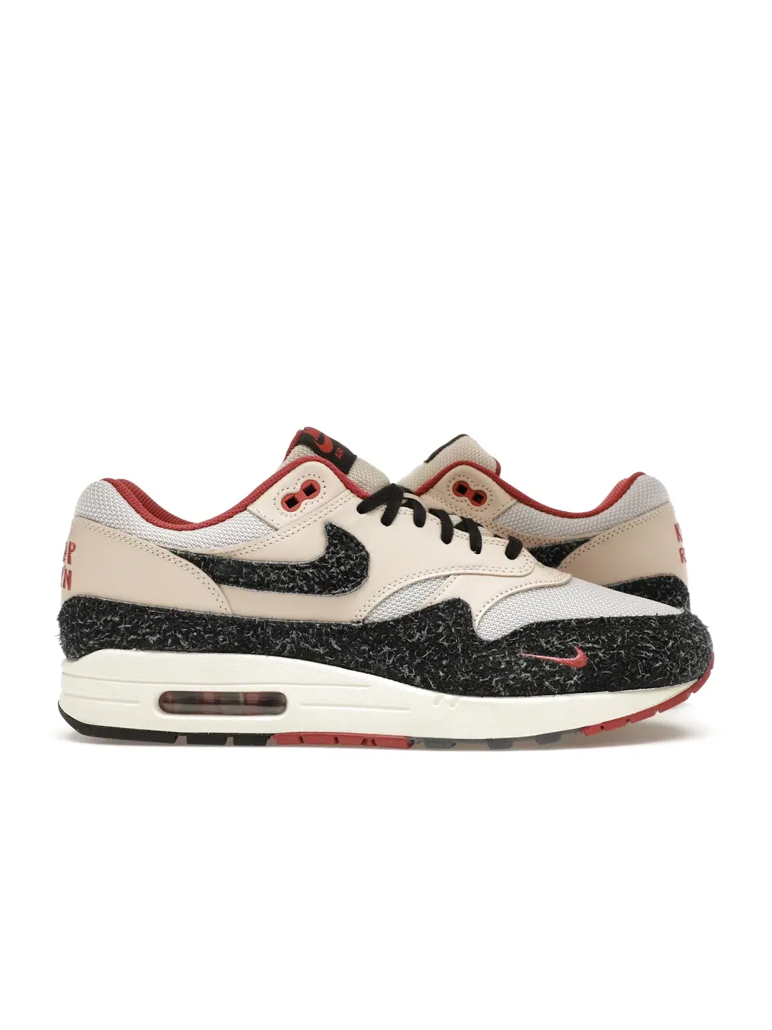 Мужские кроссовки с принтом Nike Air Max 1 Keep Rippin Stop Slippin 2.0 Nike — изображение 1 из 4, белый/черный/серый
