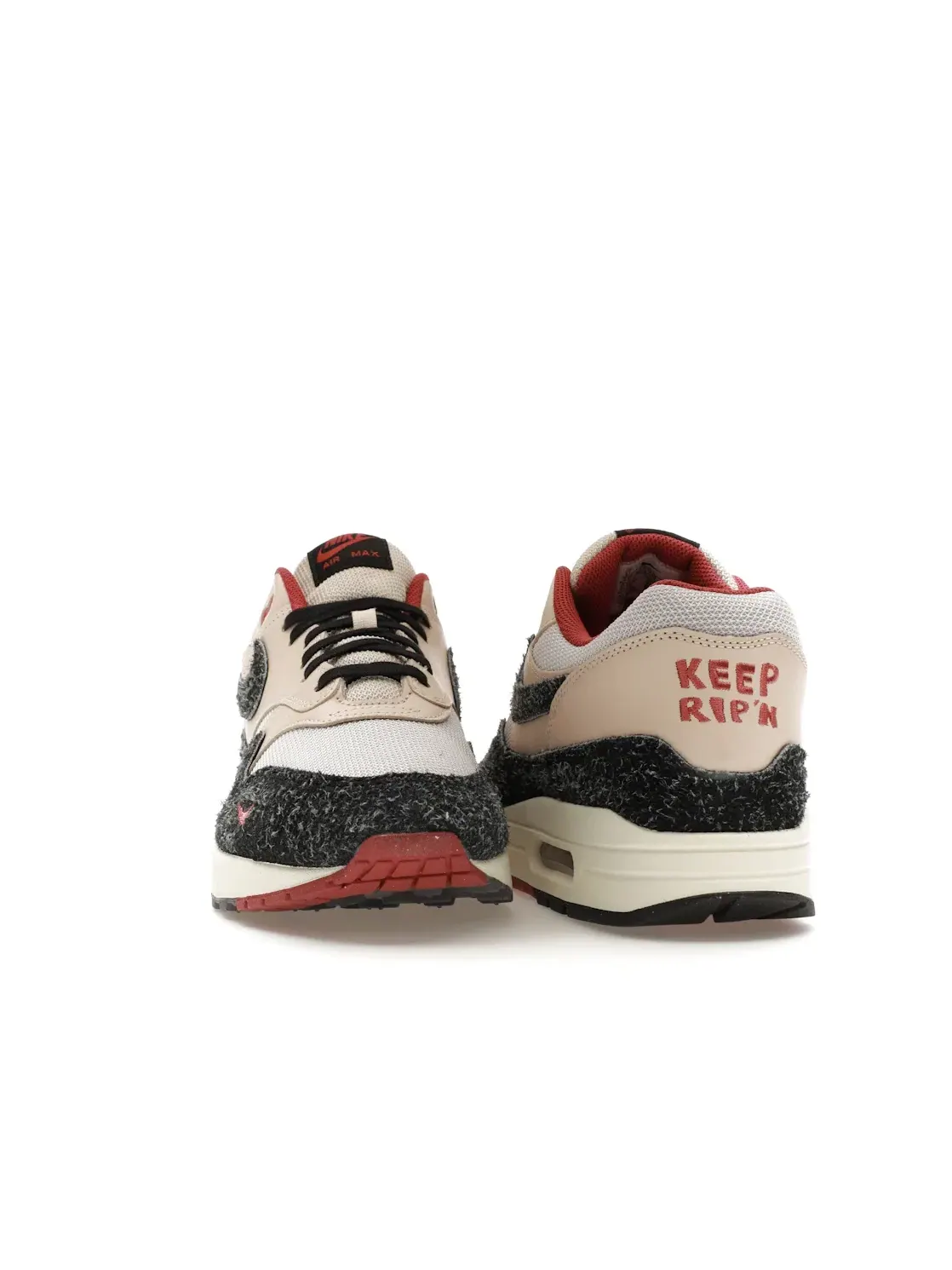 Мужские кроссовки с принтом Nike Air Max 1 Keep Rippin Stop Slippin 2.0 Nike — изображение 2 из 4, белый/черный/серый