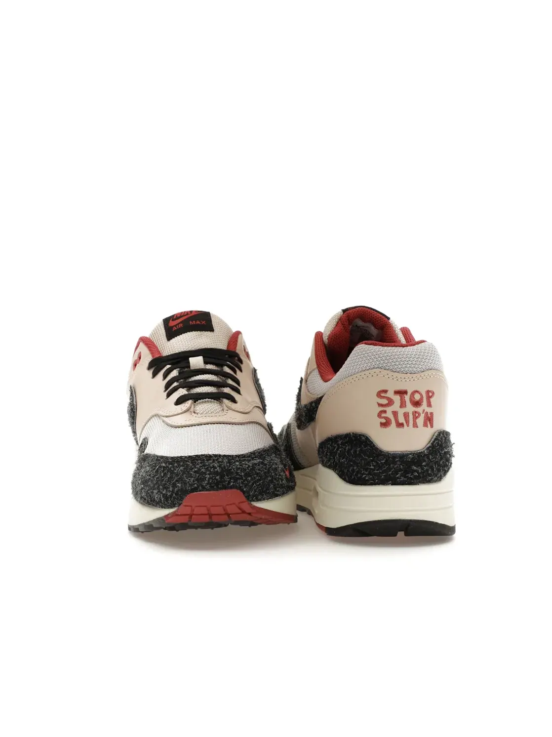 Мужские кроссовки с принтом Nike Air Max 1 Keep Rippin Stop Slippin 2.0 Nike — изображение 4 из 4, белый/черный/серый