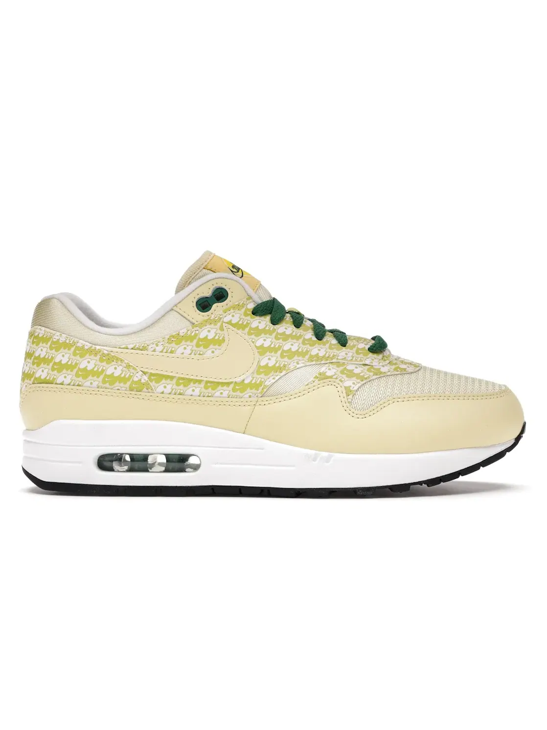 Мужские кроссовки Lifestyle с принтом Nike Air Max 1 — изображение 1 из 4, зеленый-белый