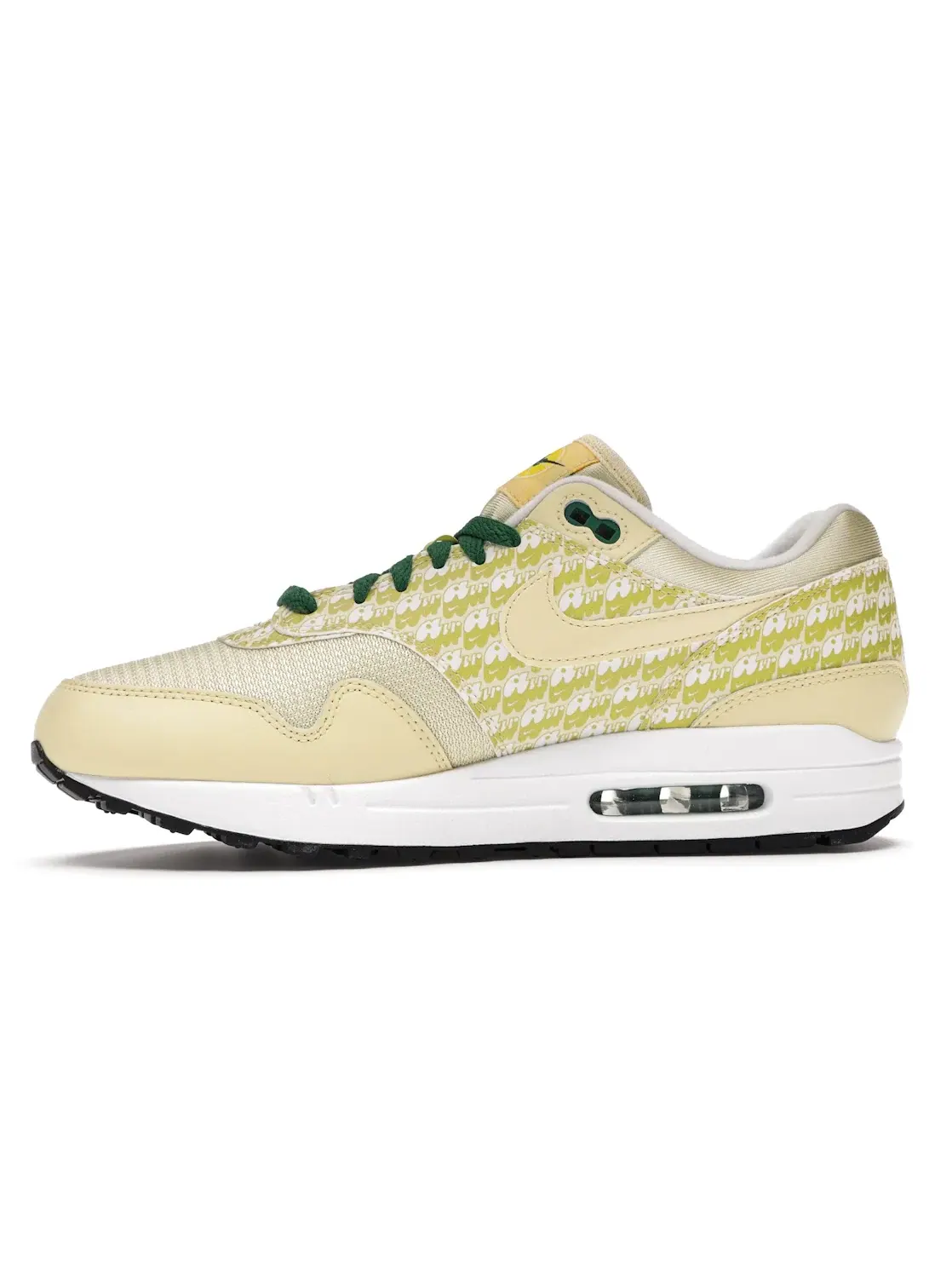 Мужские кроссовки Lifestyle с принтом Nike Air Max 1 — изображение 3 из 4, зеленый-белый