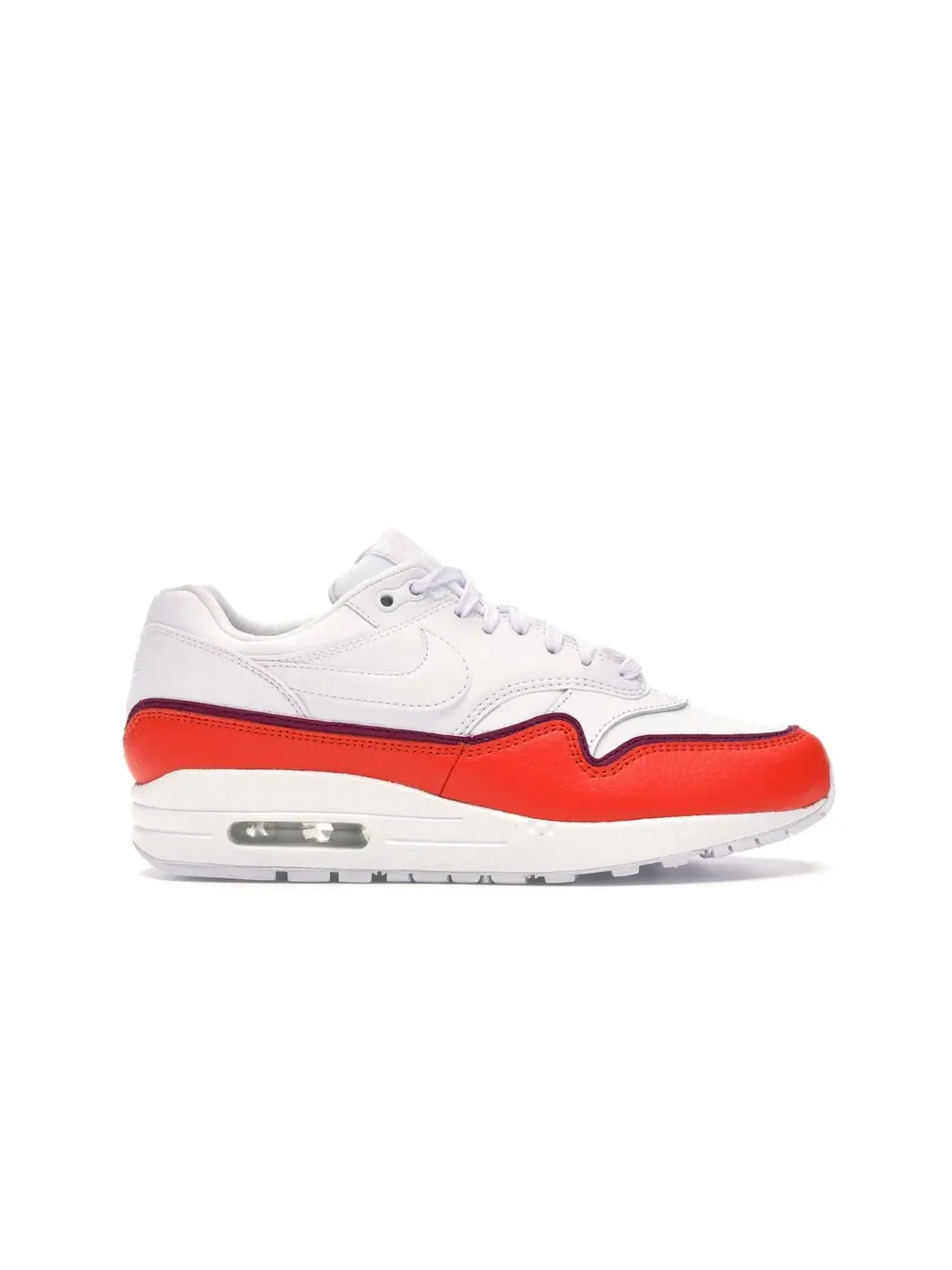 Женские кроссовки Lifestyle Nike Air Max 1 — изображение 1 из 4, белый/красный