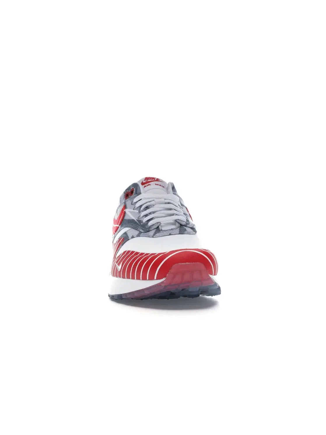 Мужские кроссовки с принтом Nike Air Max 1 Nike — изображение 2 из 4, белый/красный-серый