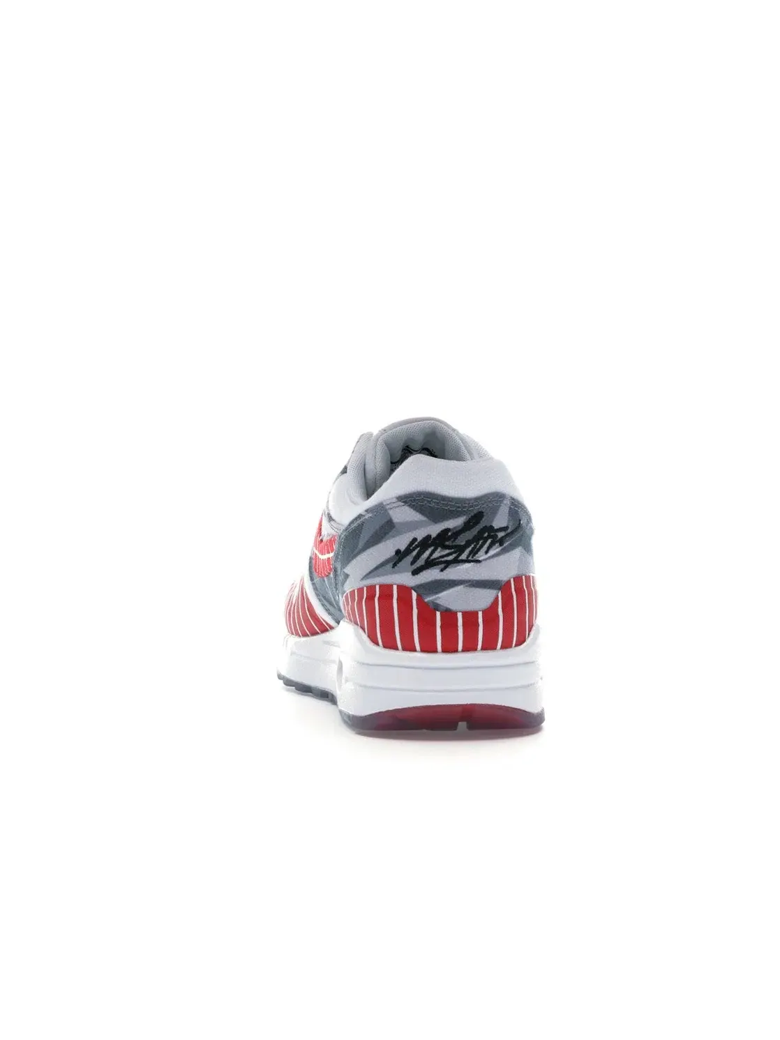 Мужские кроссовки с принтом Nike Air Max 1 Nike — изображение 4 из 4, белый/красный-серый