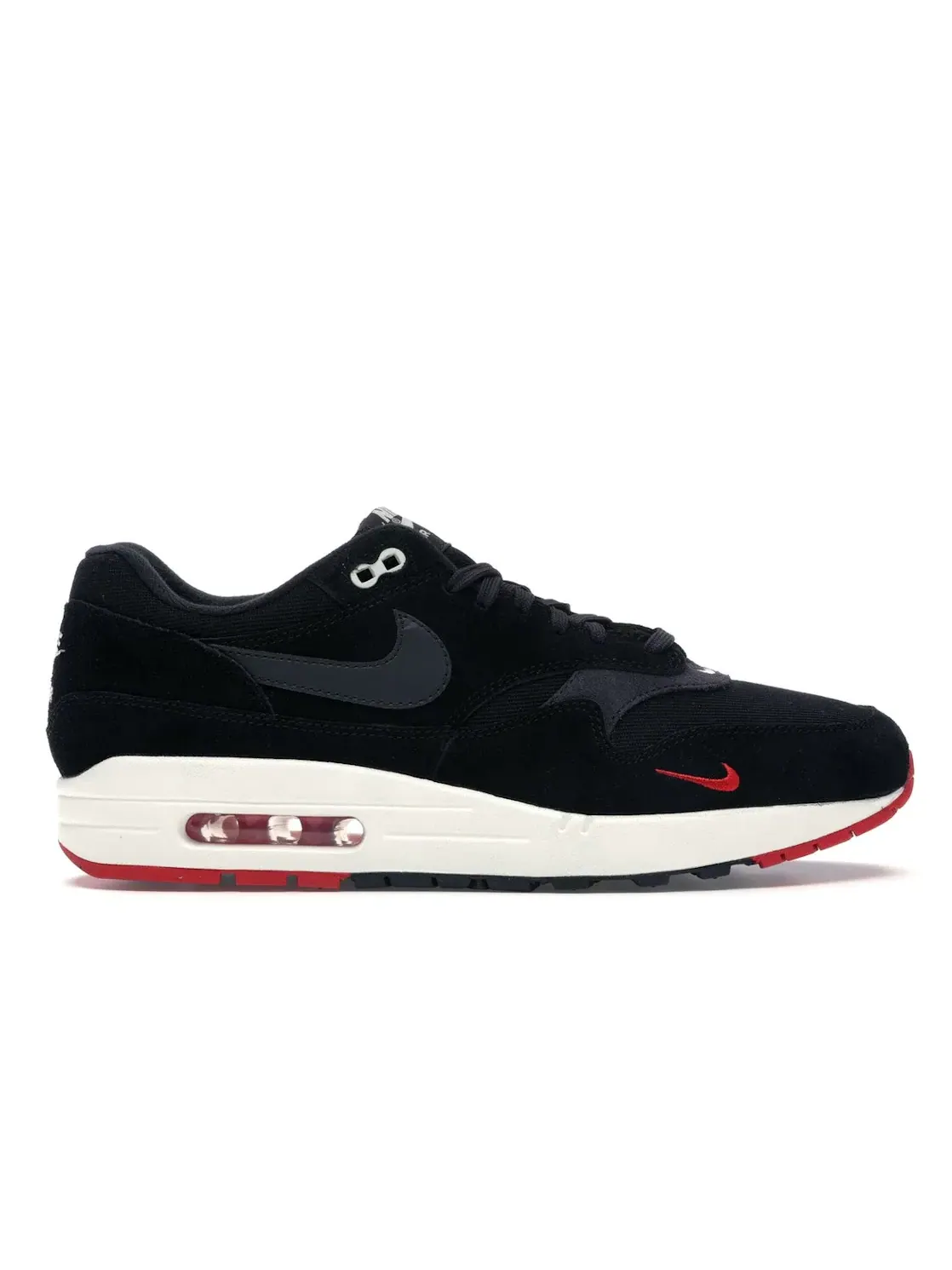 Мужские кроссовки Lifestyle Nike Air Max 1 — изображение 1 из 4, черный/серый-красный