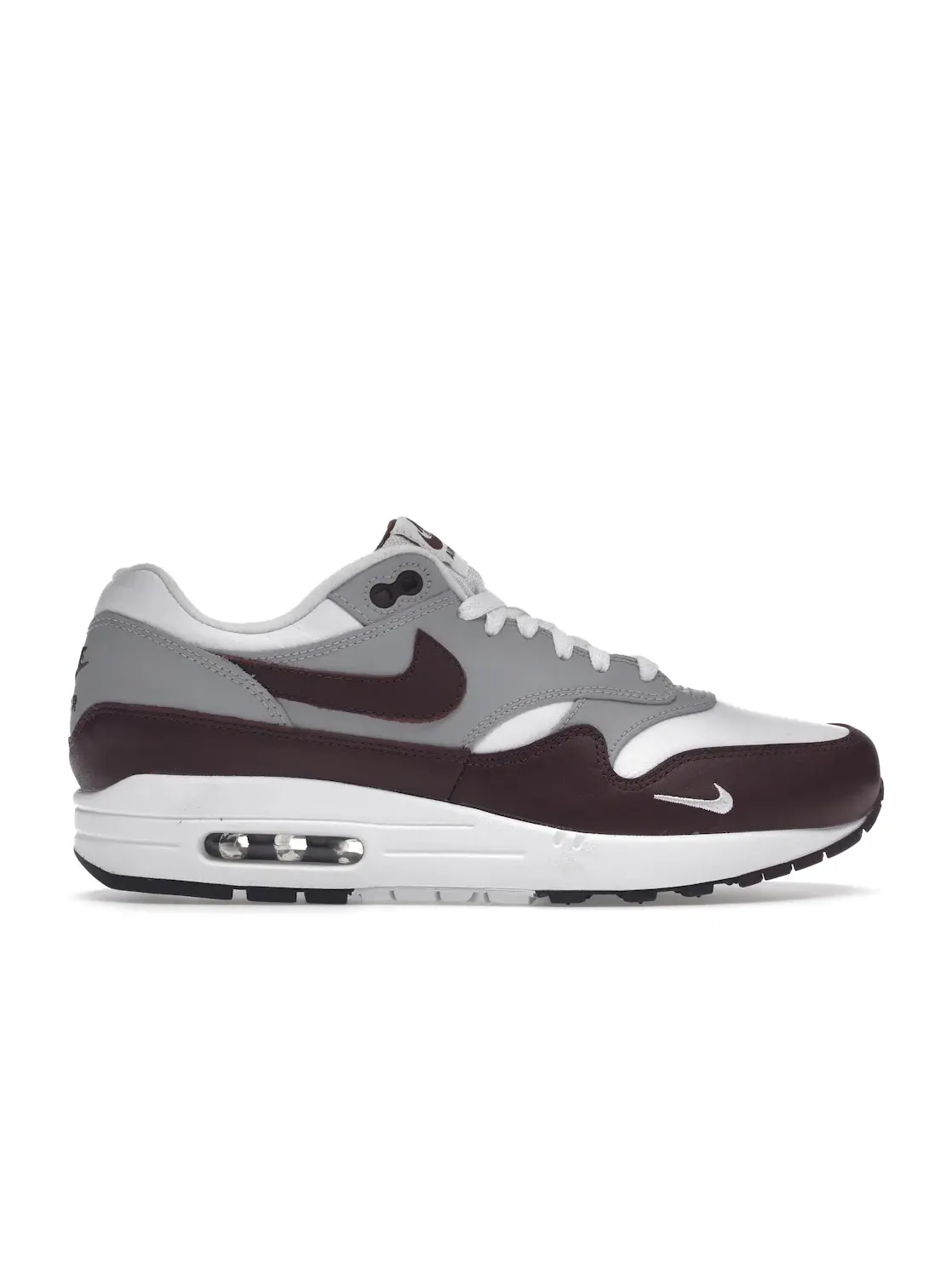 Мужские кроссовки с технологией Air Max Nike Air Max 1 — изображение 1 из 4, белый/-серый-черный