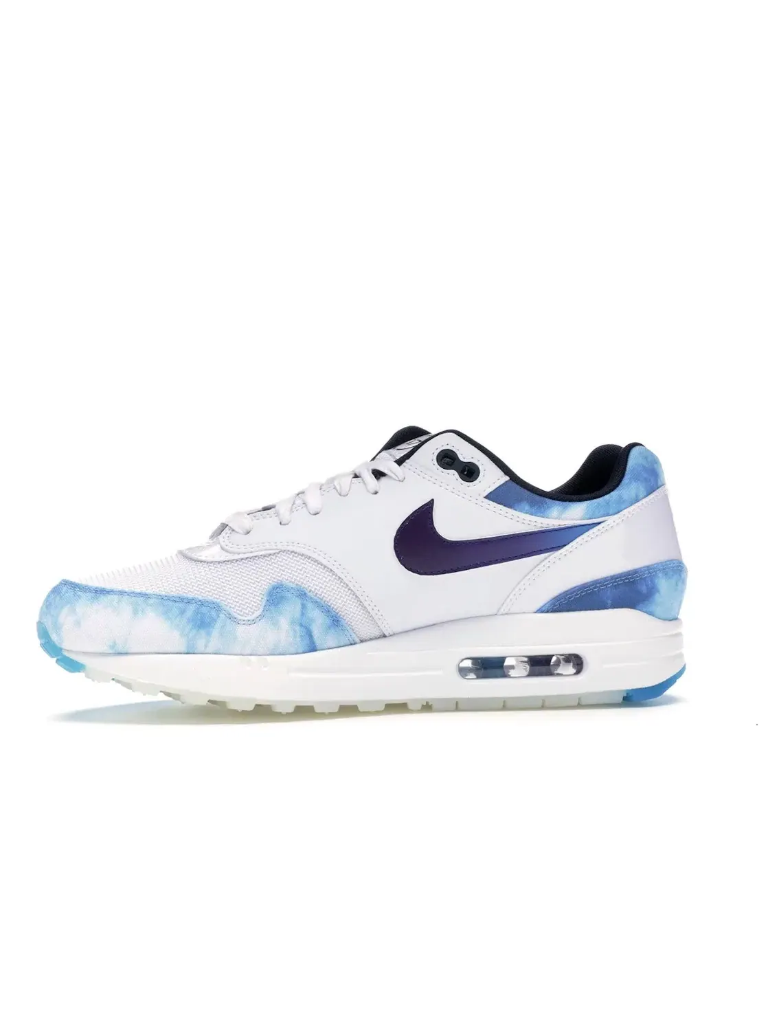 Женские кроссовки Lifestyle Nike Air Max 1 — изображение 3 из 4, белый/фиолетовый-темный