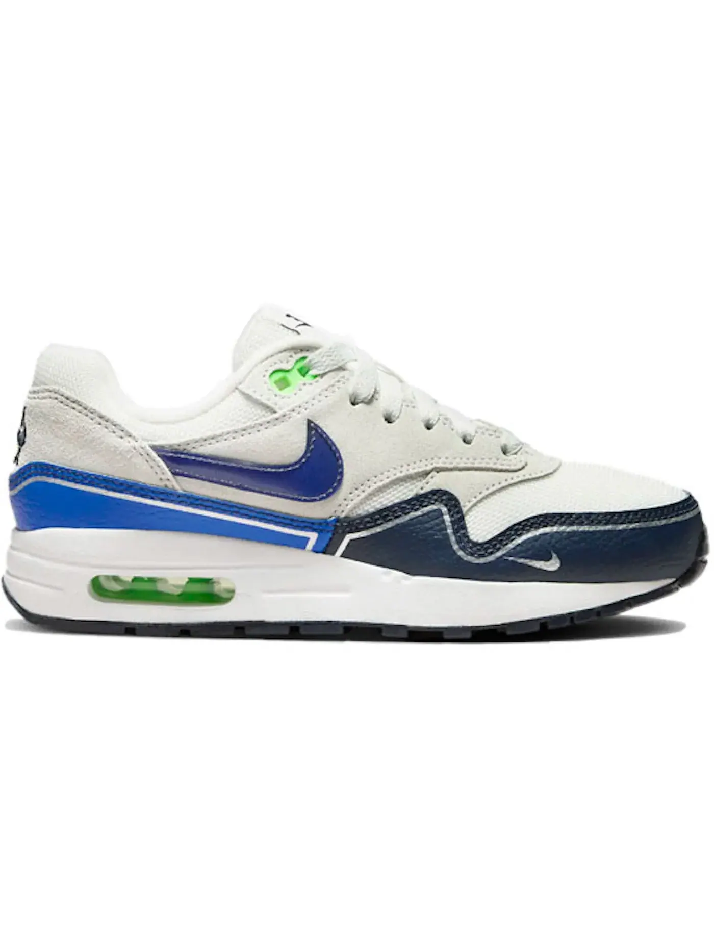 Детские кроссовки Lifestyle Nike Air Max 1 — изображение 1 из 1, белый////зеленый