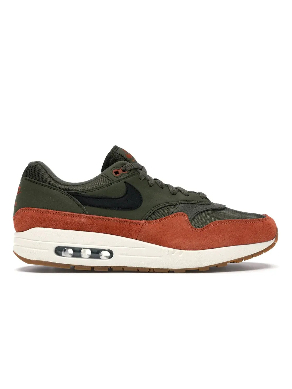 Мужские кроссовки Lifestyle Nike Air Max 1 — изображение 1 из 4, оливковый/черный-темный