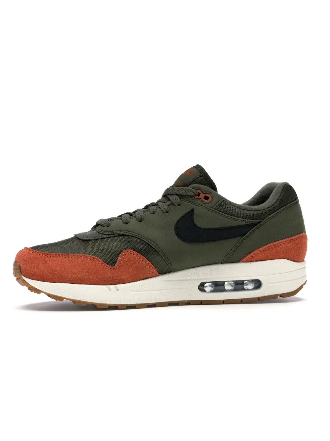 Мужские кроссовки Lifestyle Nike Air Max 1 — изображение 3 из 4, оливковый/черный-темный