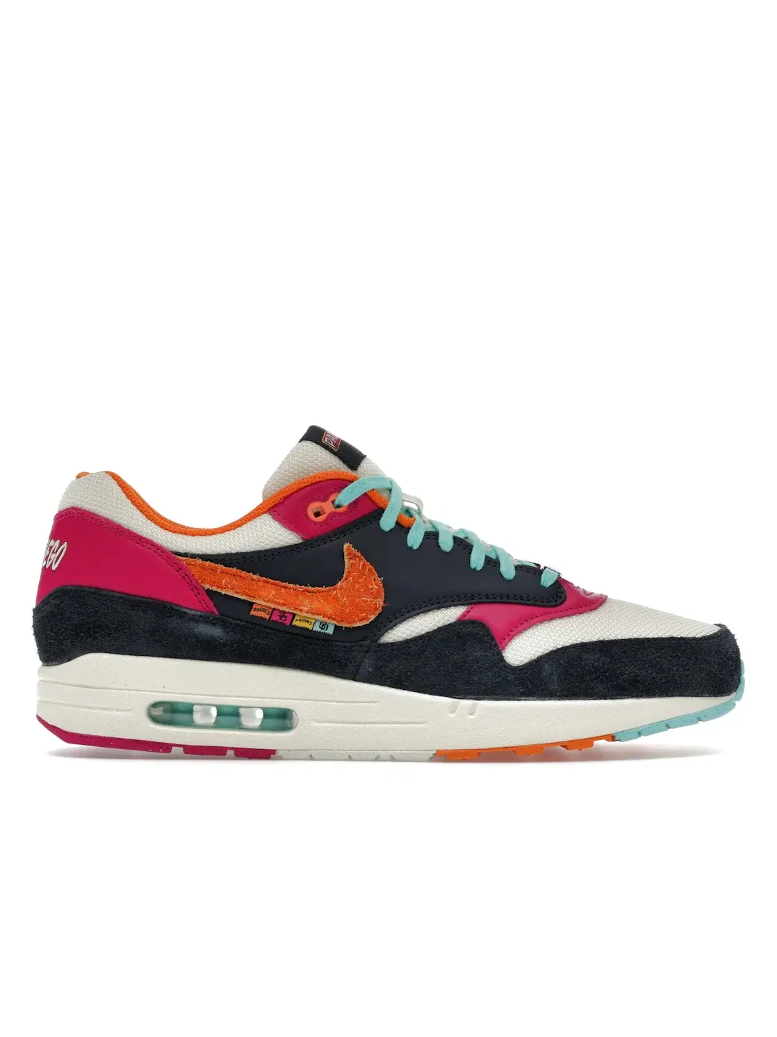 Мужские кроссовки с принтом Nike Air Max 1 Nike — изображение 1 из 4, темный///оранжевый