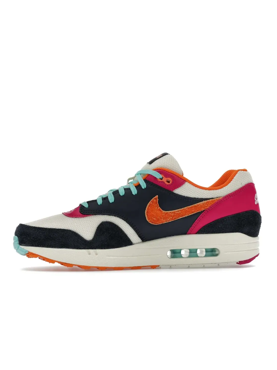 Мужские кроссовки с принтом Nike Air Max 1 Nike — изображение 3 из 4, темный///оранжевый