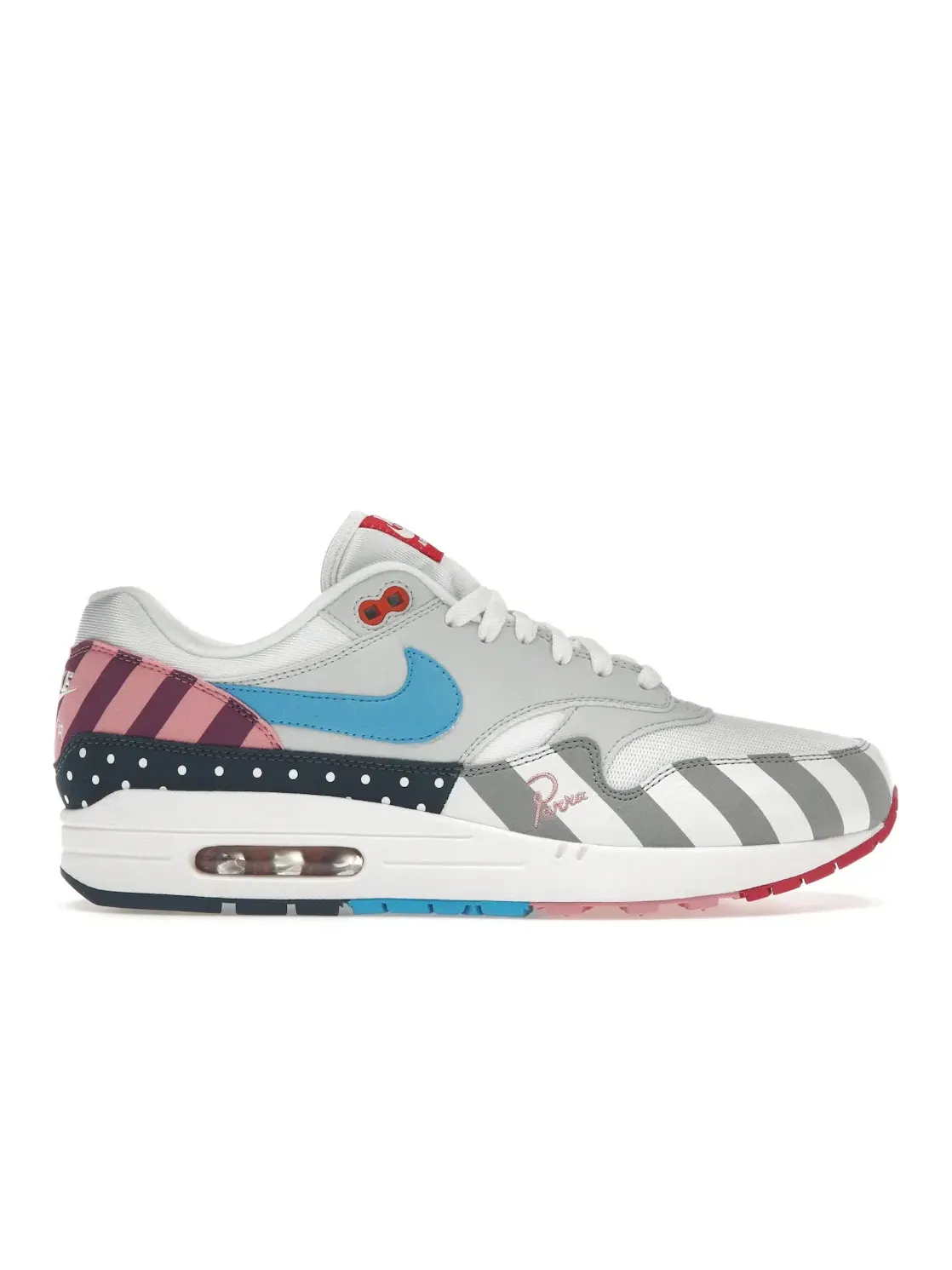 Мужские кроссовки Lifestyle с принтом Nike Air Max 1 Parra — изображение 1 из 4, белый/мульти