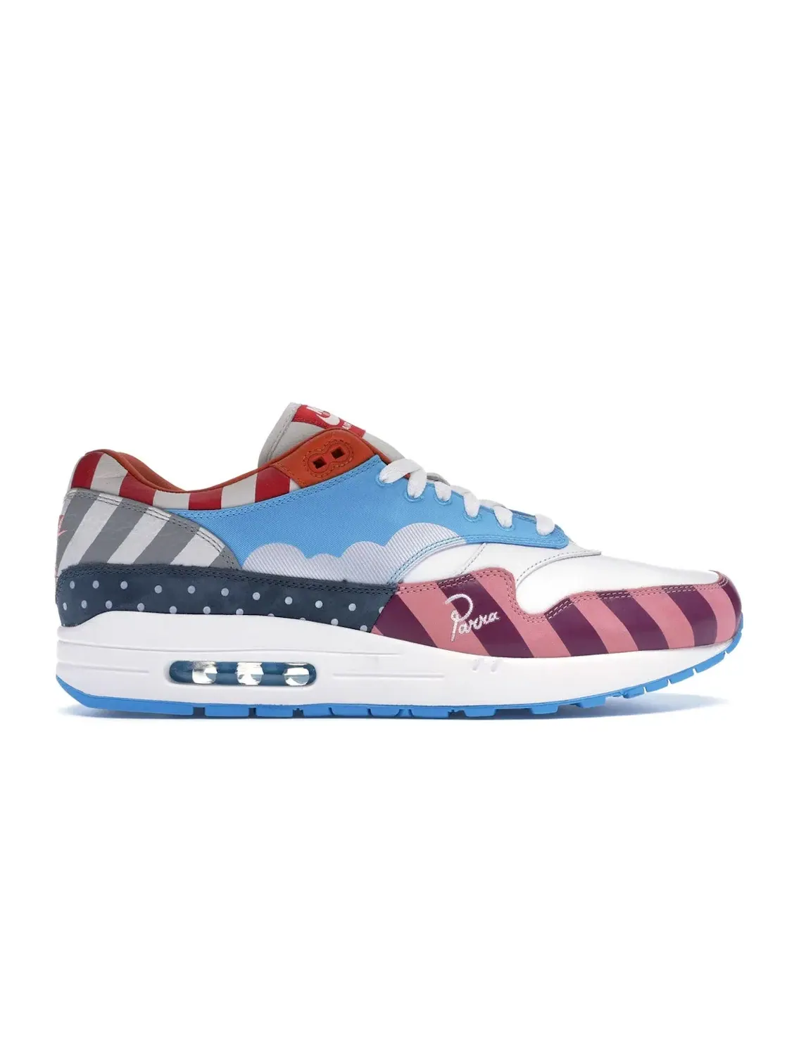 Мужские кроссовки с реверсивным принтом Nike Air Max 1 — изображение 1 из 4, белый/мульти