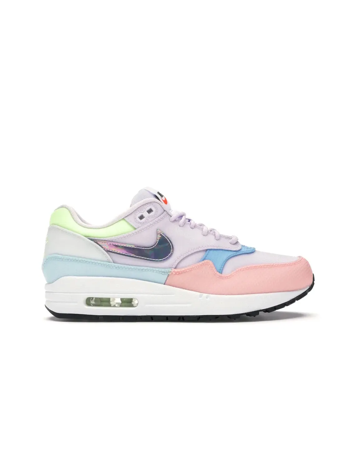 Женские кроссовки Lifestyle с пастельным принтом Nike Air Max 1 — изображение 1 из 4, мульти-/белый