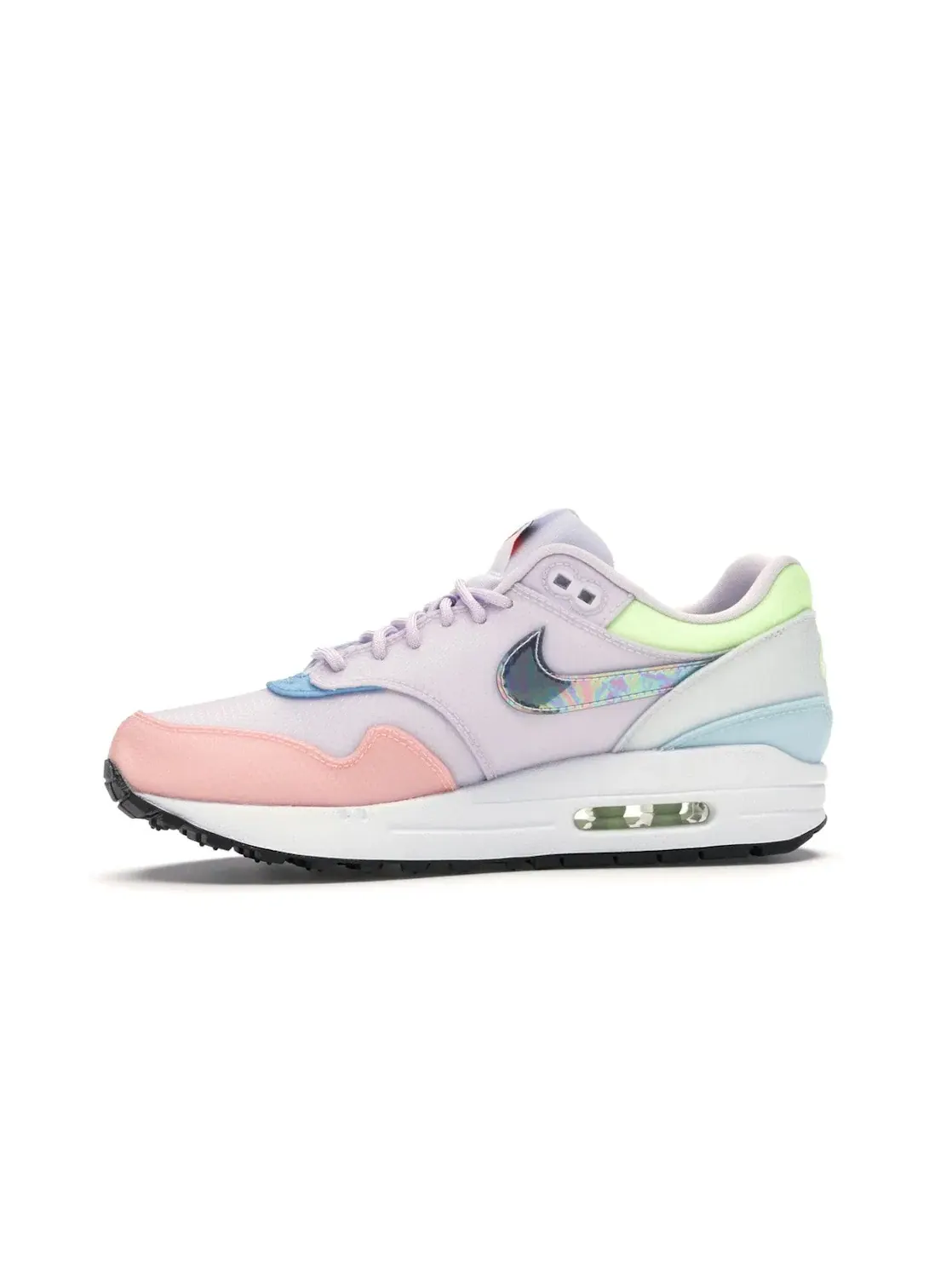 Женские кроссовки Lifestyle с пастельным принтом Nike Air Max 1 — изображение 3 из 4, мульти-/белый