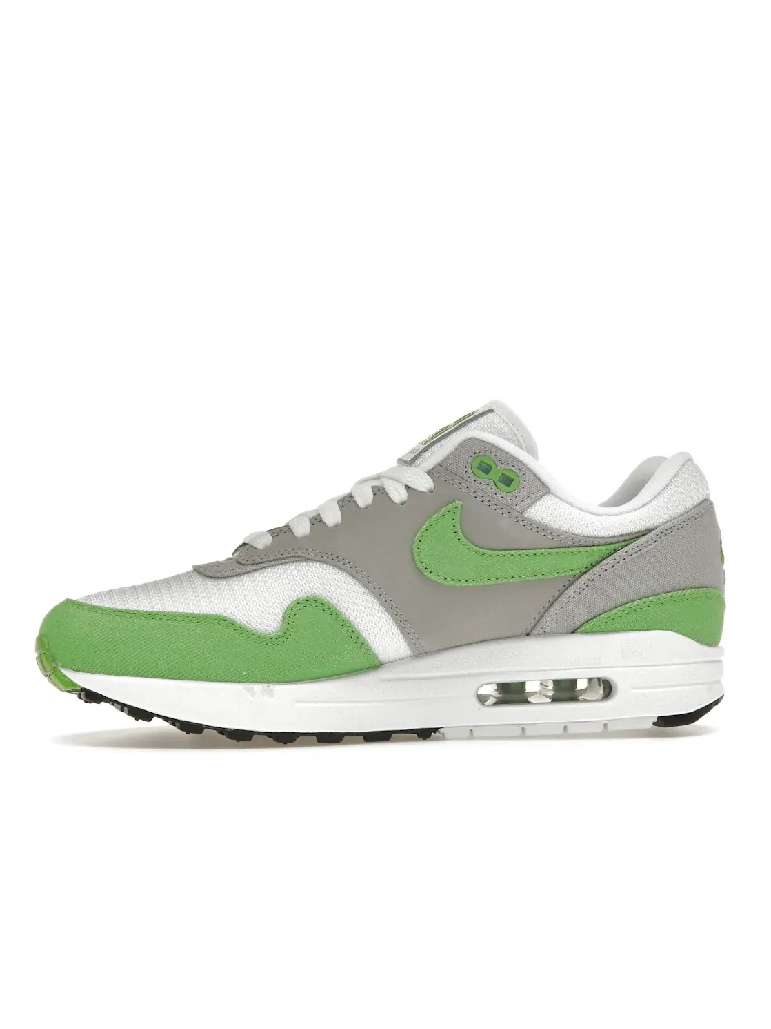 Мужские кроссовки Lifestyle с принтом Nike Air Max 1 Patta 20th Anniversary Chlorophyll — изображение 3 из 4, серебристый