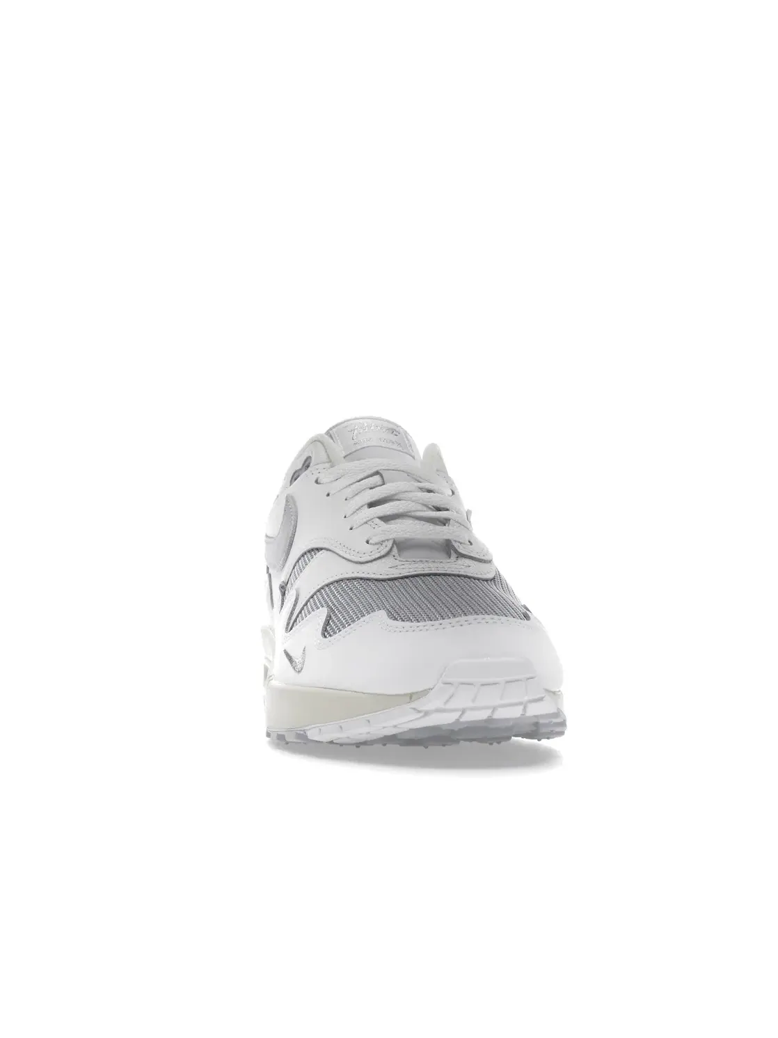 Мужские кроссовки Lifestyle с волнообразным накладками Nike Air Max 1 Patta Waves — изображение 2 из 4, белый/серый