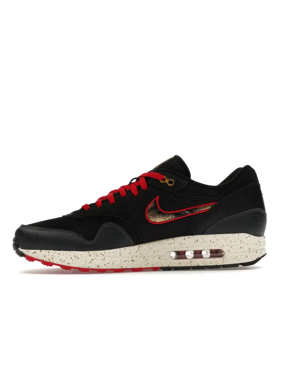 Мужские кроссовки Lifestyle Nike Air Max 1 — изображение 3 из 4, черный/красный