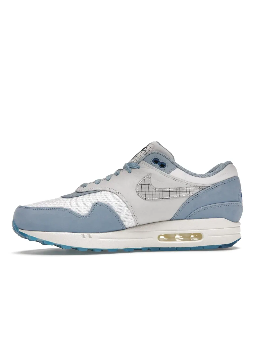 Мужские кроссовки Lifestyle с принтом Nike Air Max 1 Premium — изображение 3 из 4, белый/темный синий/синий