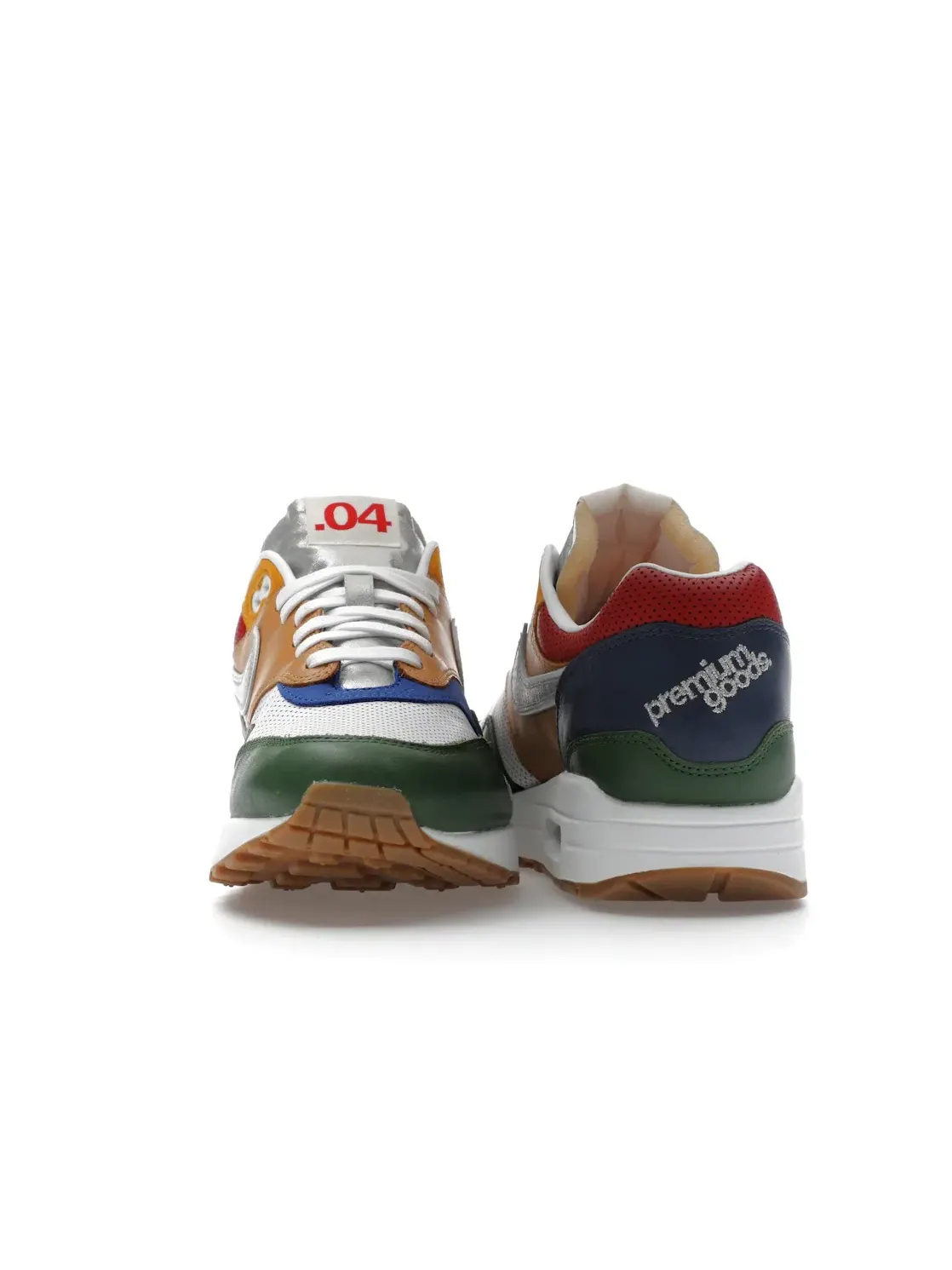 Мужские кроссовки Lifestyle Nike Air Max 1 — изображение 4 из 4, белый зеленый красный