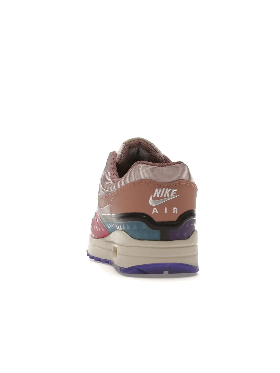 Женские кроссовки Lifestyle с принтом Nike Air Max 1 Premium Nike — изображение 4 из 4, розовый/синий/фиолетовый