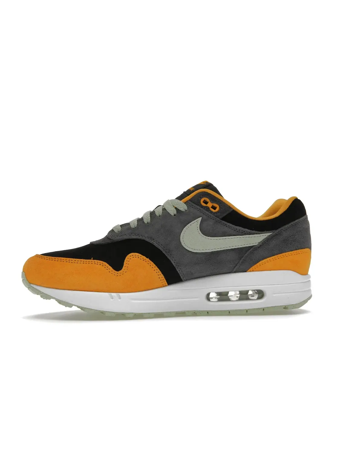 Мужские кроссовки Lifestyle с премиальным замшем Nike Air Max 1 PRM — изображение 3 из 4, черный