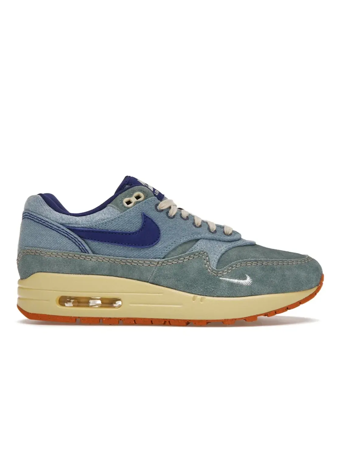 Мужские кроссовки Lifestyle с денимом Nike Air Max 1 PRM — изображение 1 из 4, глубокий синий