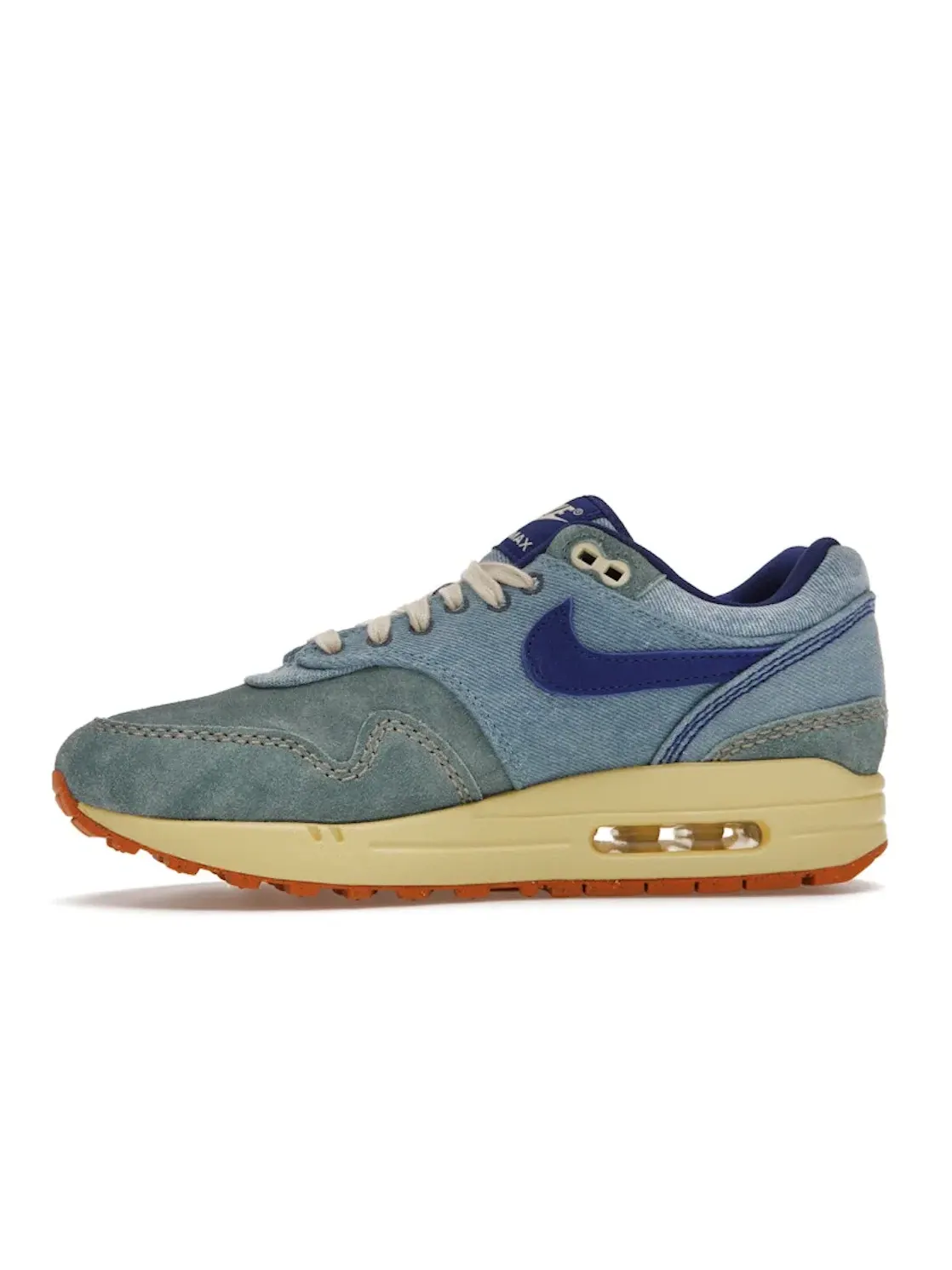 Мужские кроссовки Lifestyle с денимом Nike Air Max 1 PRM — изображение 3 из 4, глубокий синий