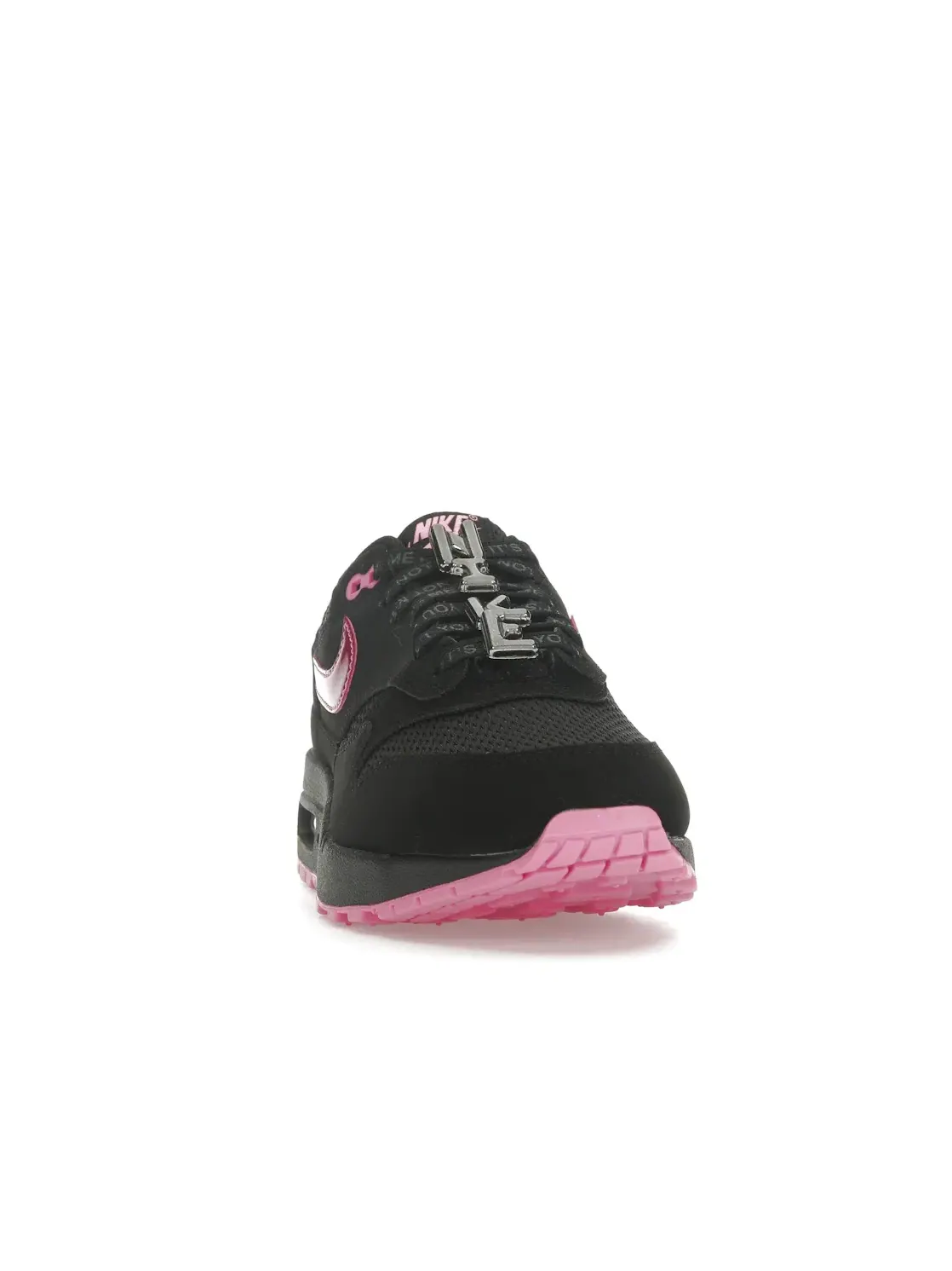 Мужские кроссовки с премиальной отделкой Nike Air Max 1 PRM — изображение 2 из 4, черный/розовый